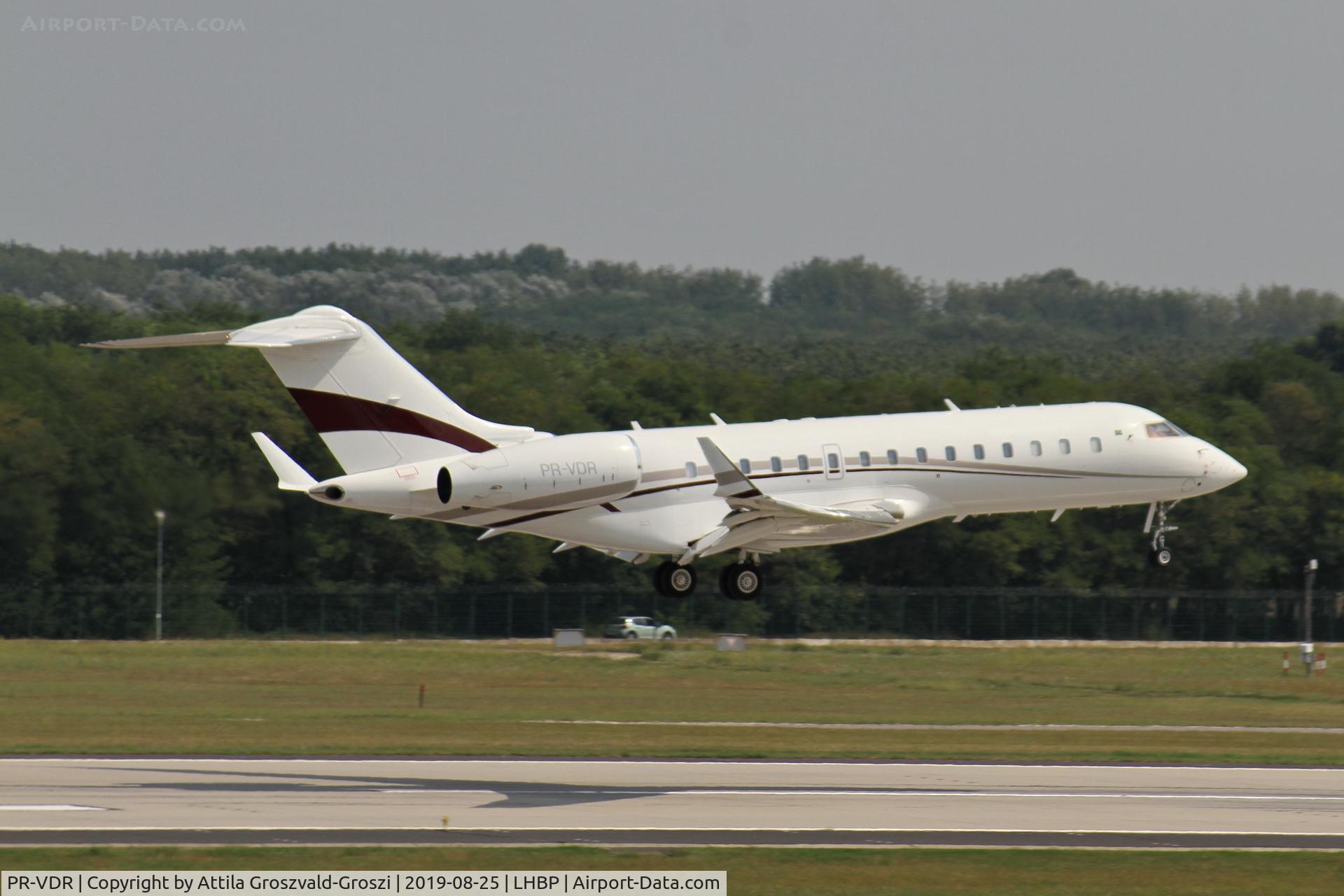 PR-VDR, 2010 Bombardier BD-700-1A10 Global Express C/N 9018, LHBP/BUD - Budapest Ferihegy, Liszt Ferenc International Airport, Hungary