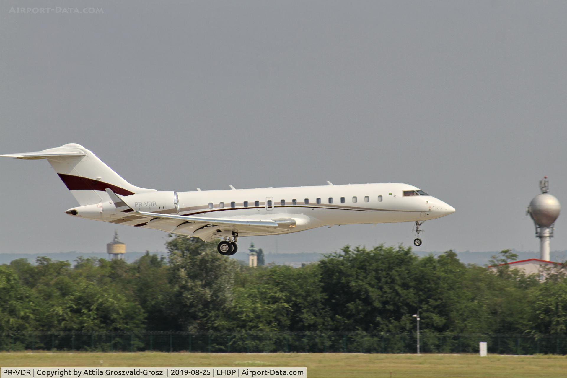 PR-VDR, 2010 Bombardier BD-700-1A10 Global Express C/N 9018, LHBP/BUD - Budapest Ferihegy, Liszt Ferenc International Airport, Hungary