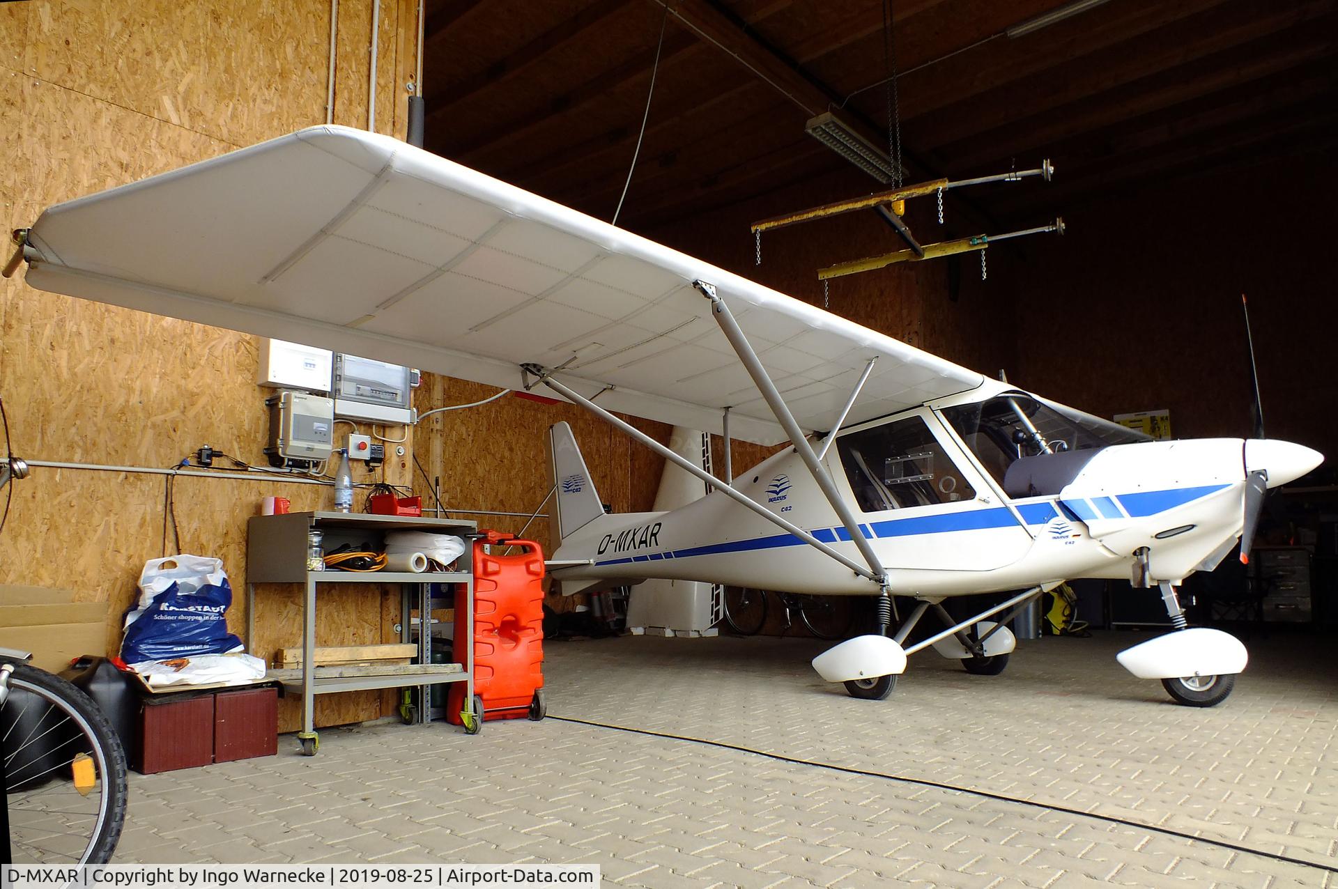 D-MXAR, Comco  Ikarus C42 C/N 0103-6308, Comco Ikarus C42 at the 2019 Flugplatz-Wiesenfest airfield display at Weilerswist-Müggenhausen ultralight airfield