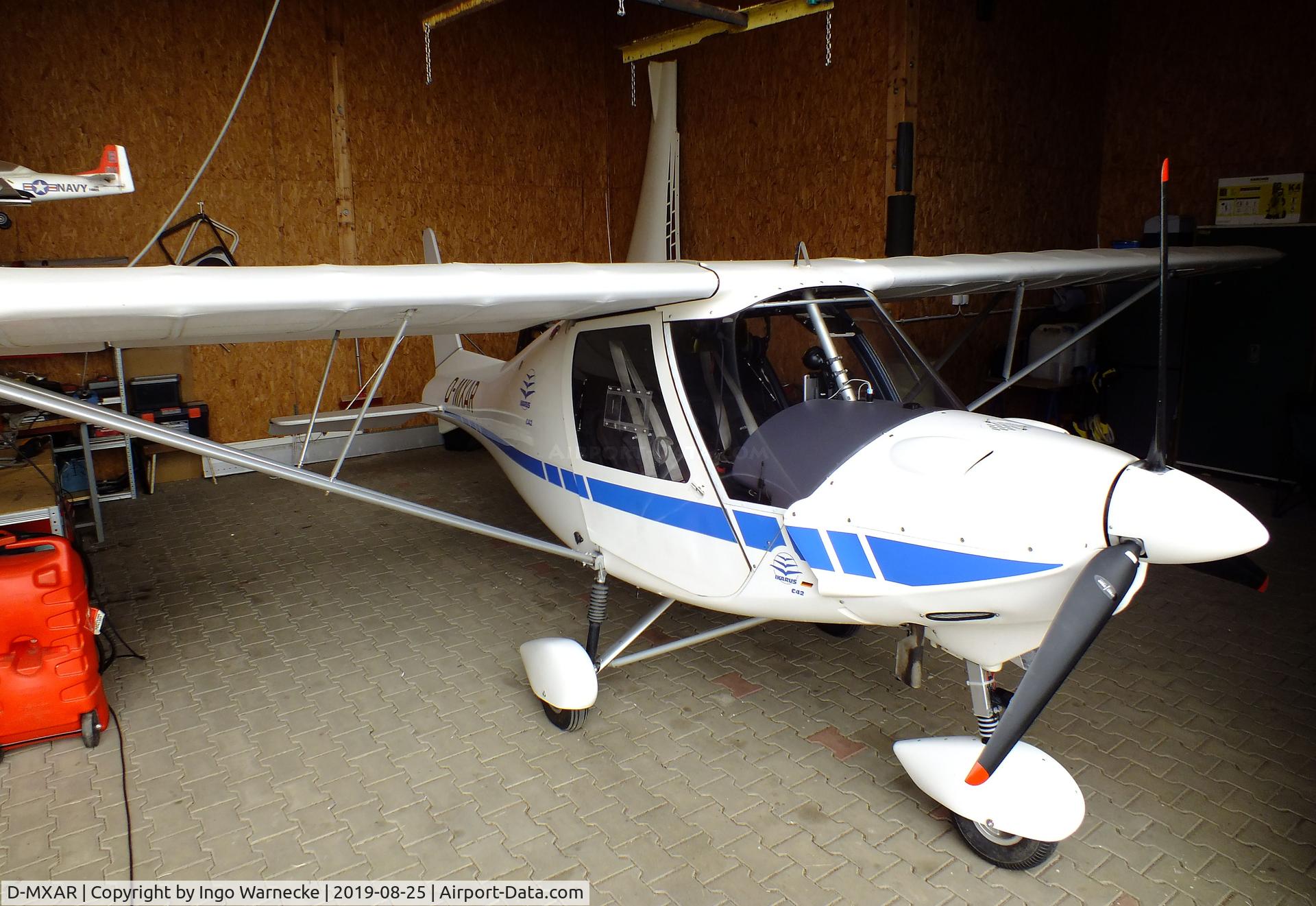 D-MXAR, Comco  Ikarus C42 C/N 0103-6308, Comco Ikarus C42 at the 2019 Flugplatz-Wiesenfest airfield display at Weilerswist-Müggenhausen ultralight airfield