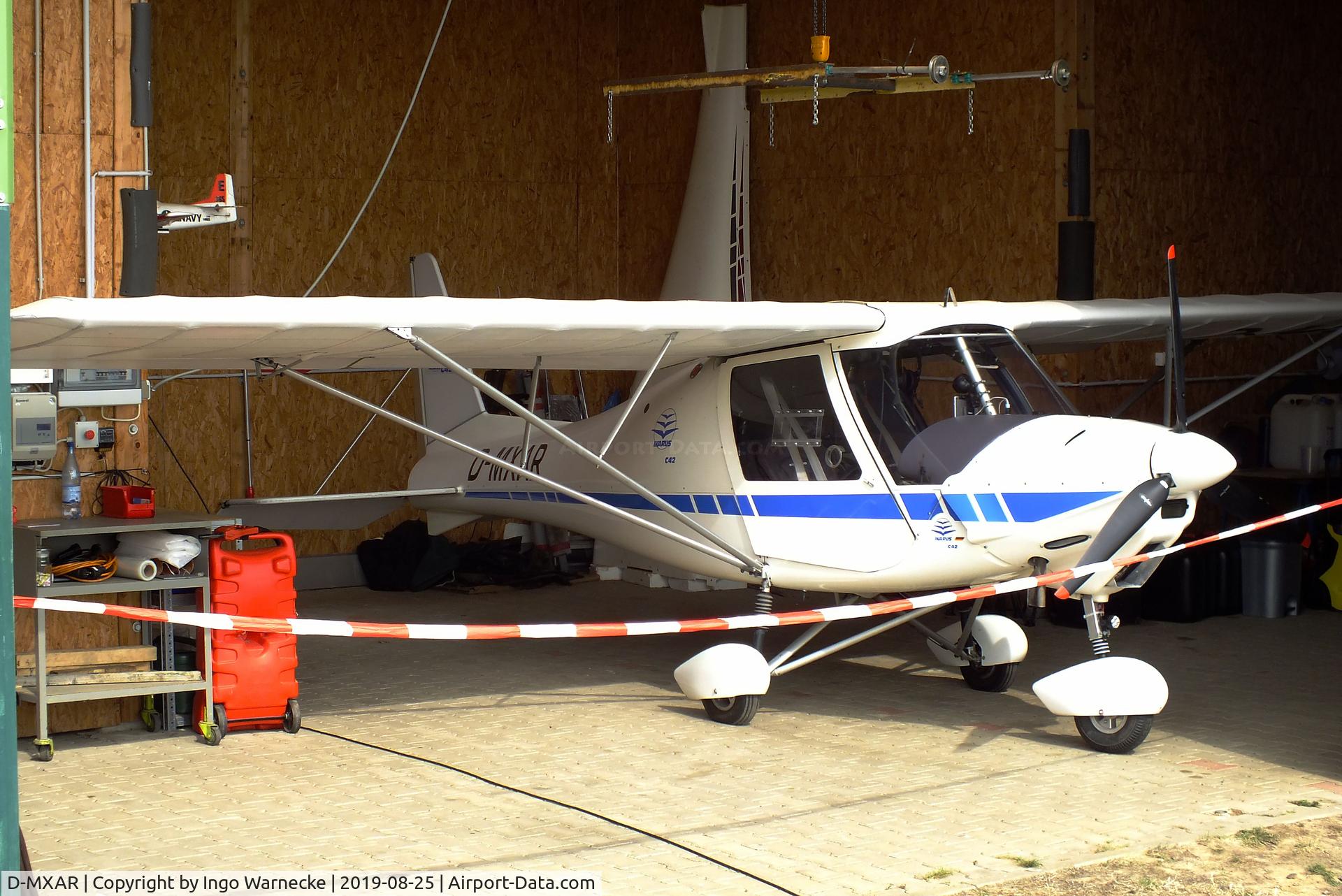 D-MXAR, Comco  Ikarus C42 C/N 0103-6308, Comco Ikarus C42 at the 2019 Flugplatz-Wiesenfest airfield display at Weilerswist-Müggenhausen ultralight airfield
