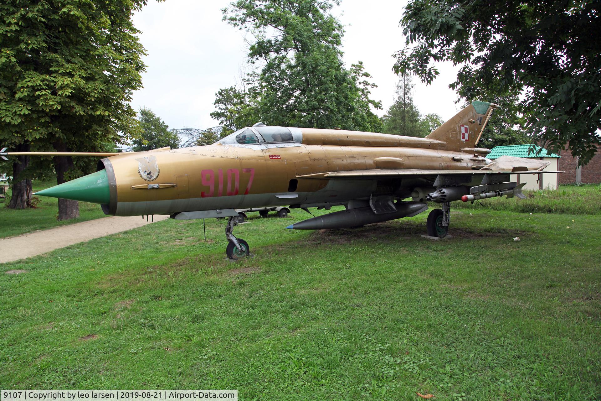 9107, Mikoyan-Gurevich MiG-21MF C/N 969107, Polish Aviation Museum Krakow 21.8.2019