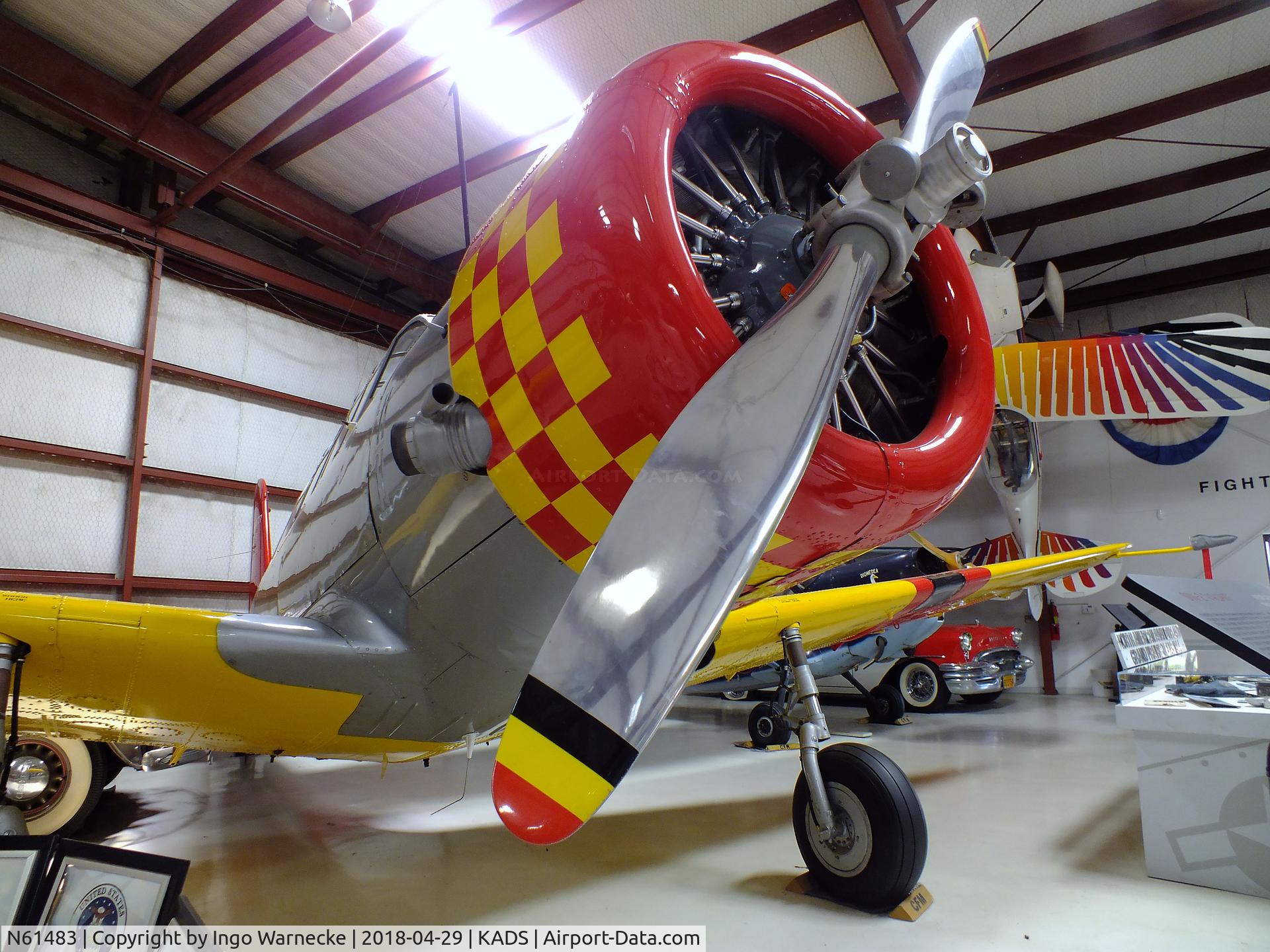 N61483, 1943 Consolidated Vultee SNV-2 C/N 79-1420, Vultee SNV-2 Valiant (BT-13B) at the Cavanaugh Flight Museum, Addison TX