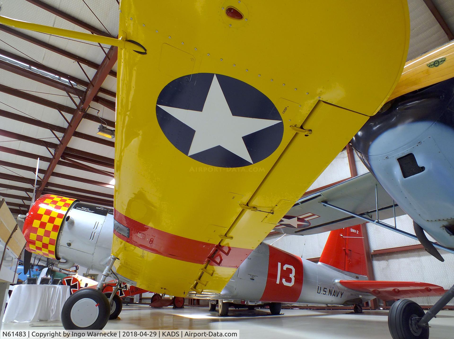 N61483, 1943 Consolidated Vultee SNV-2 C/N 79-1420, Vultee SNV-2 Valiant (BT-13B) at the Cavanaugh Flight Museum, Addison TX