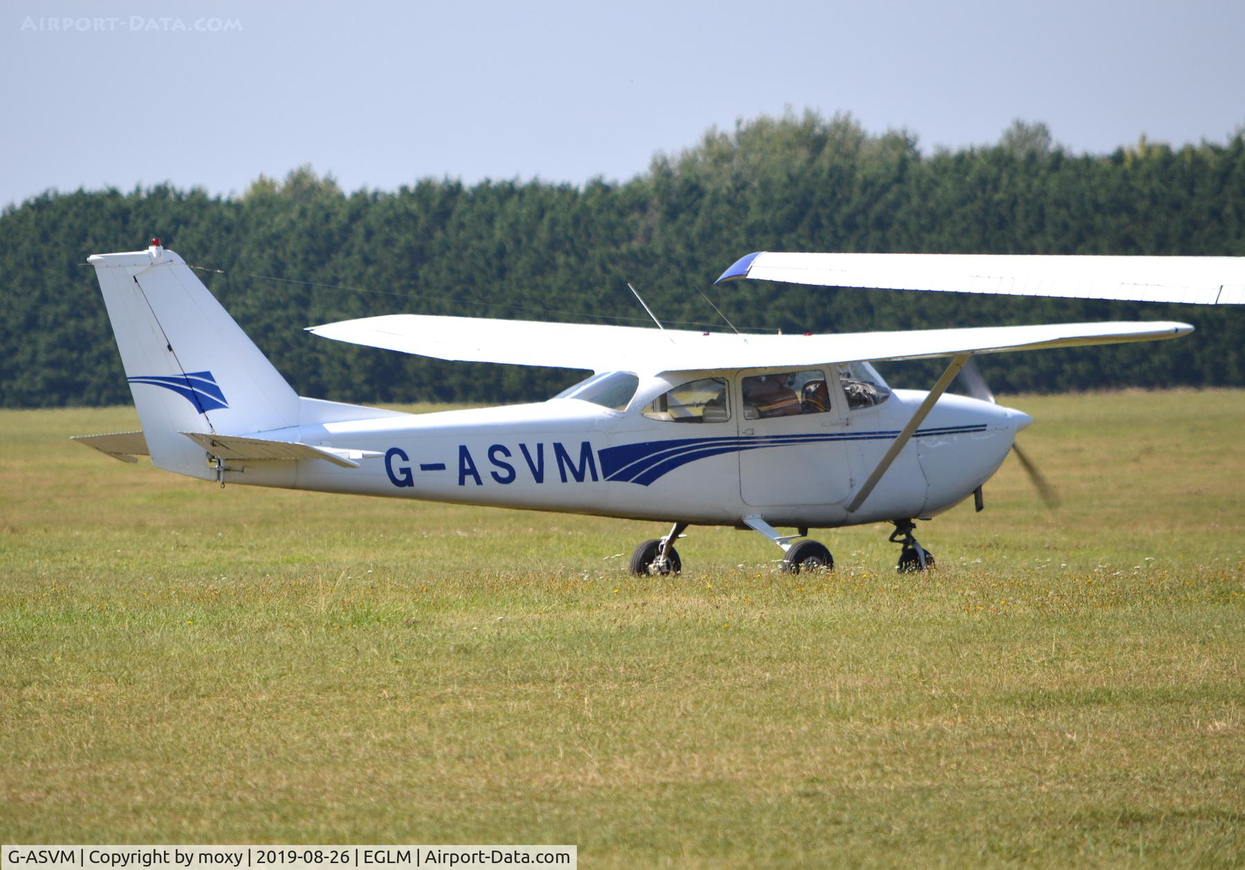 G-ASVM, 1964 Reims Cessna F172E Skyhawk C/N 0077, Reims F172E Skyhawk at White Waltham.
