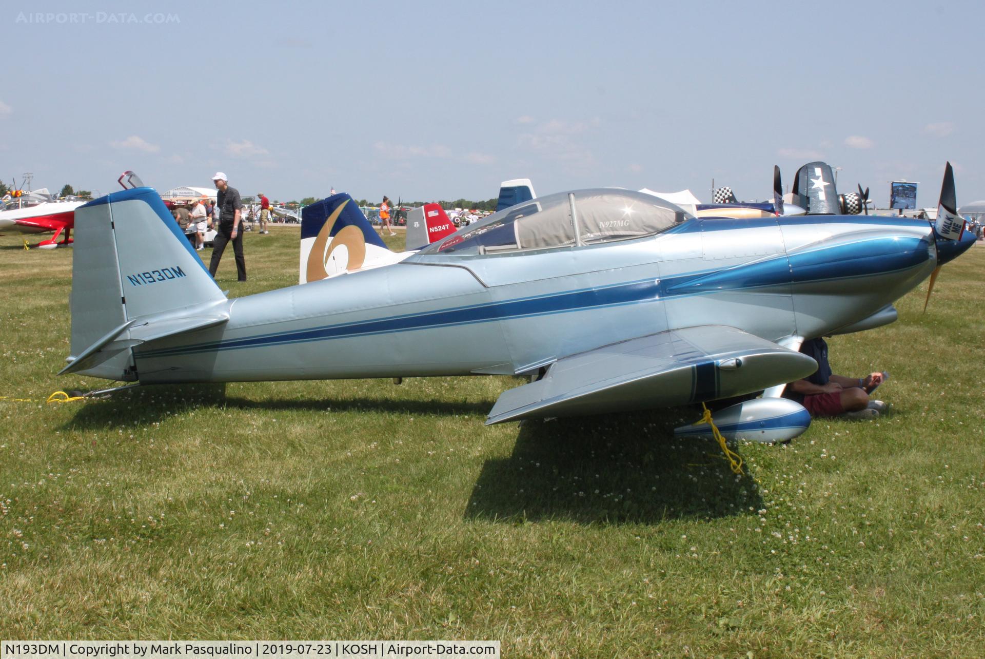N193DM, 1995 Vans RV-4 C/N 1093, Vans RV-4