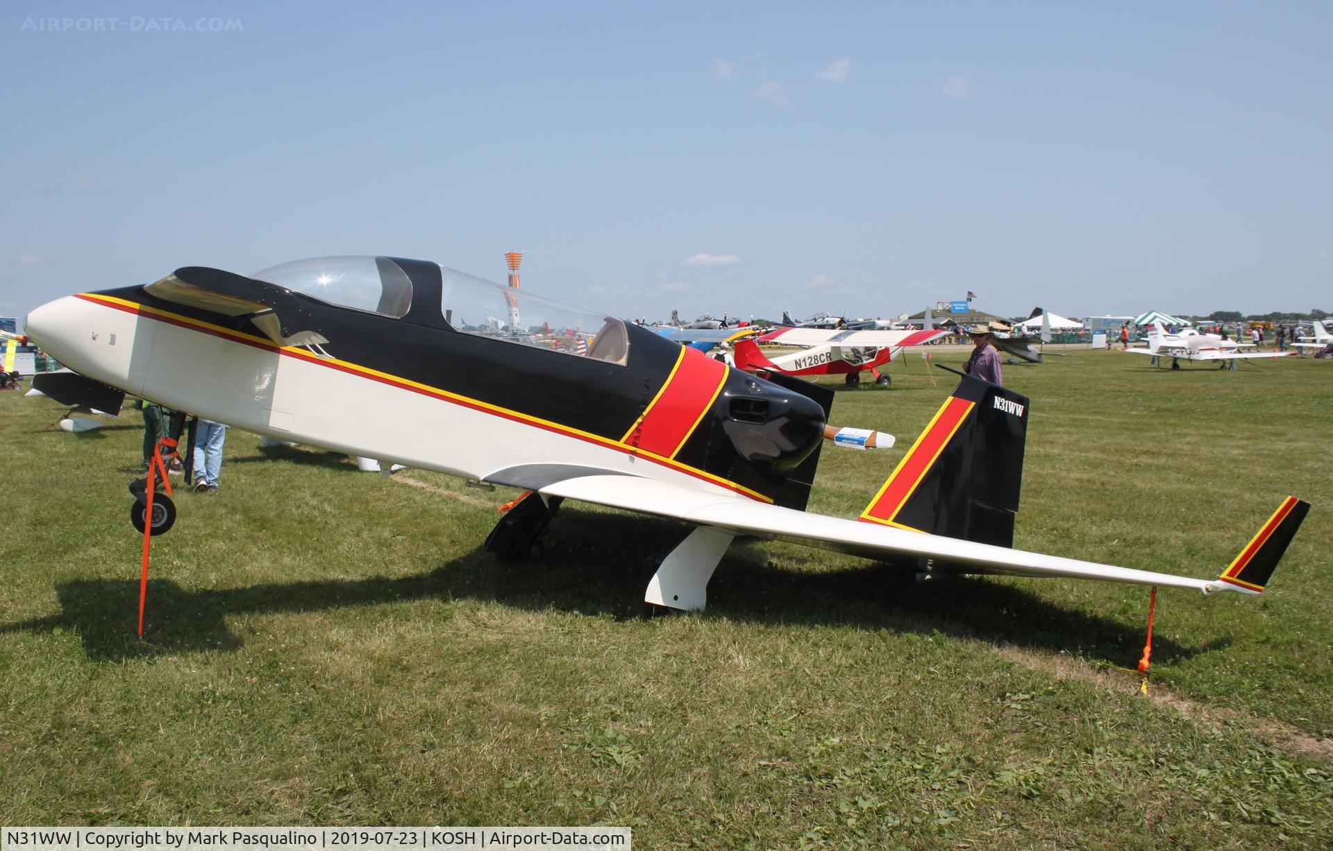 N31WW, 1981 Rutan VariViggen C/N 133, VariViggen