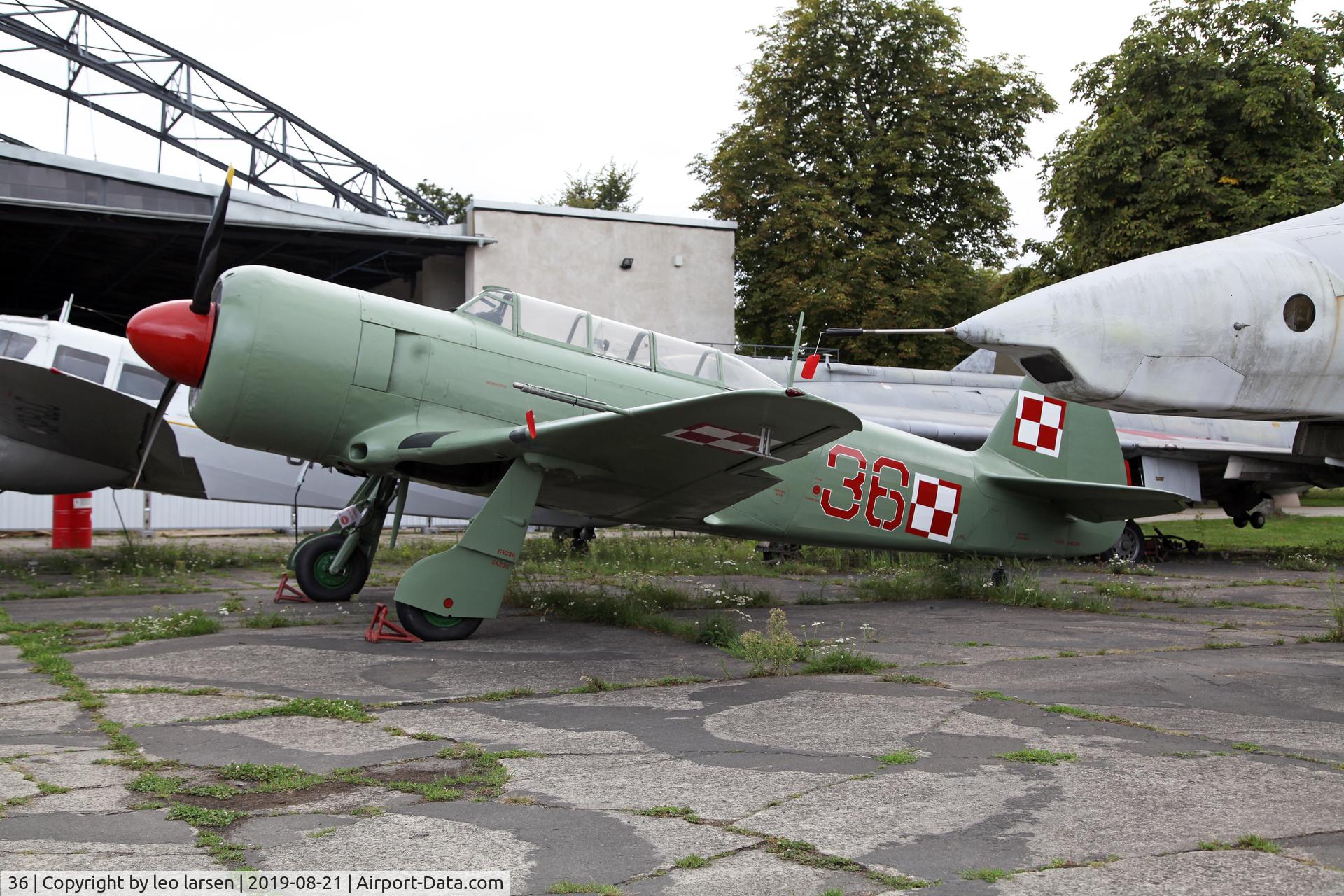36, Yakovlev Yak-11 C/N 64236, Polish Air Museum Krakow 21.8.2019