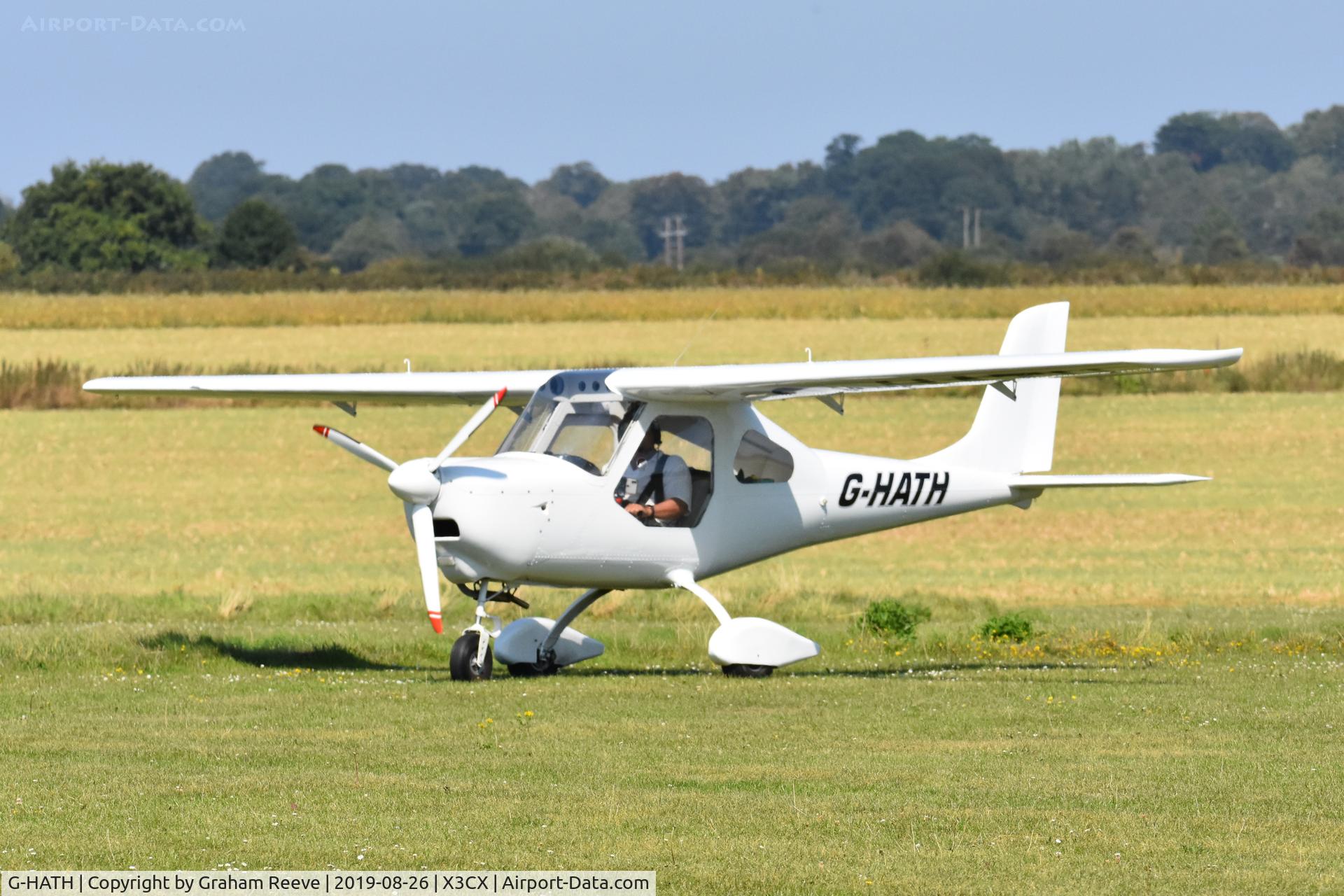 G-HATH, 2018 Techpro Aviation Merlin 100UL C/N HV-19, Just landed at Northrepps.