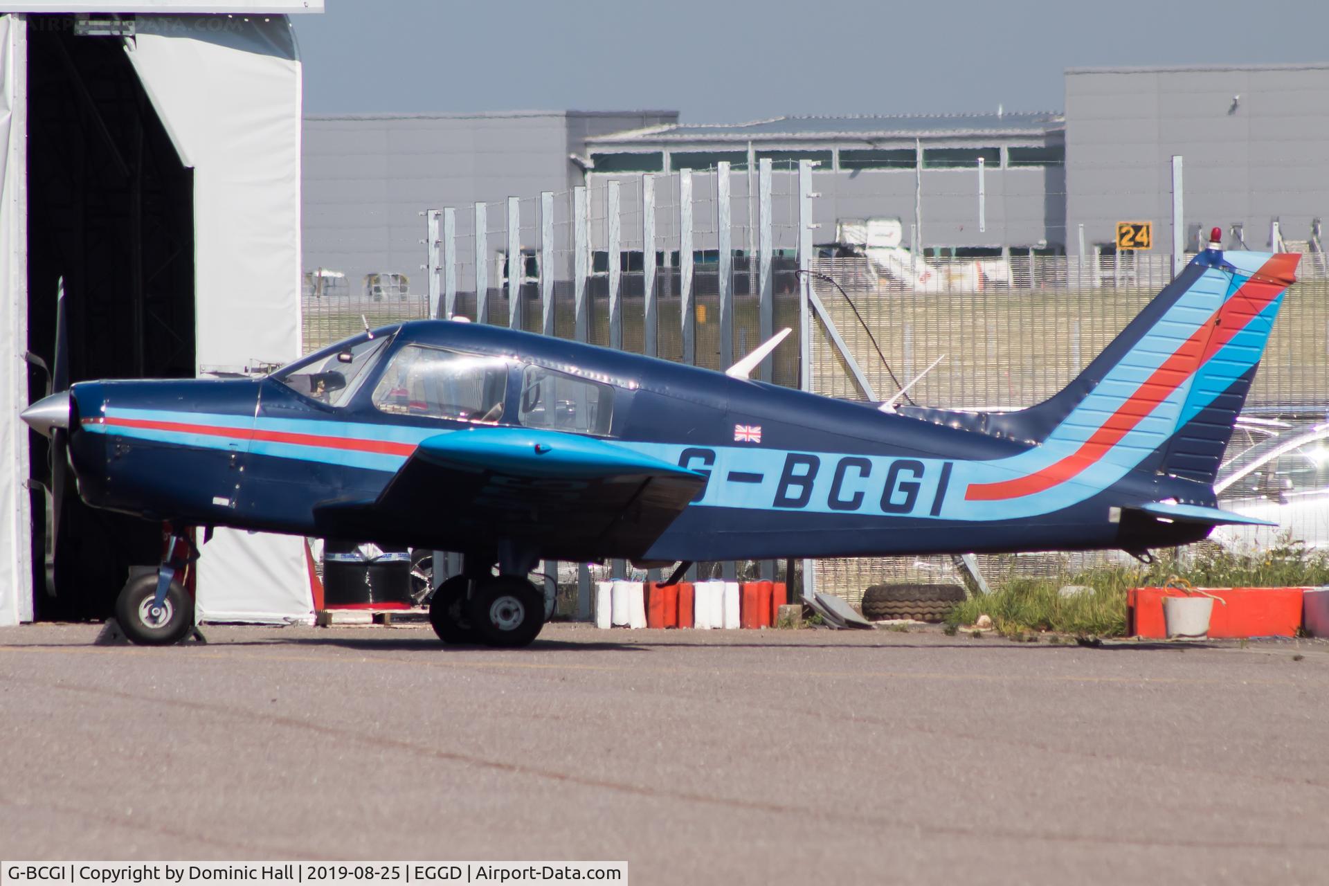 G-BCGI, 1974 Piper PA-28-140 Cherokee Cruiser C/N 28-7425283, Parked on the southside apron