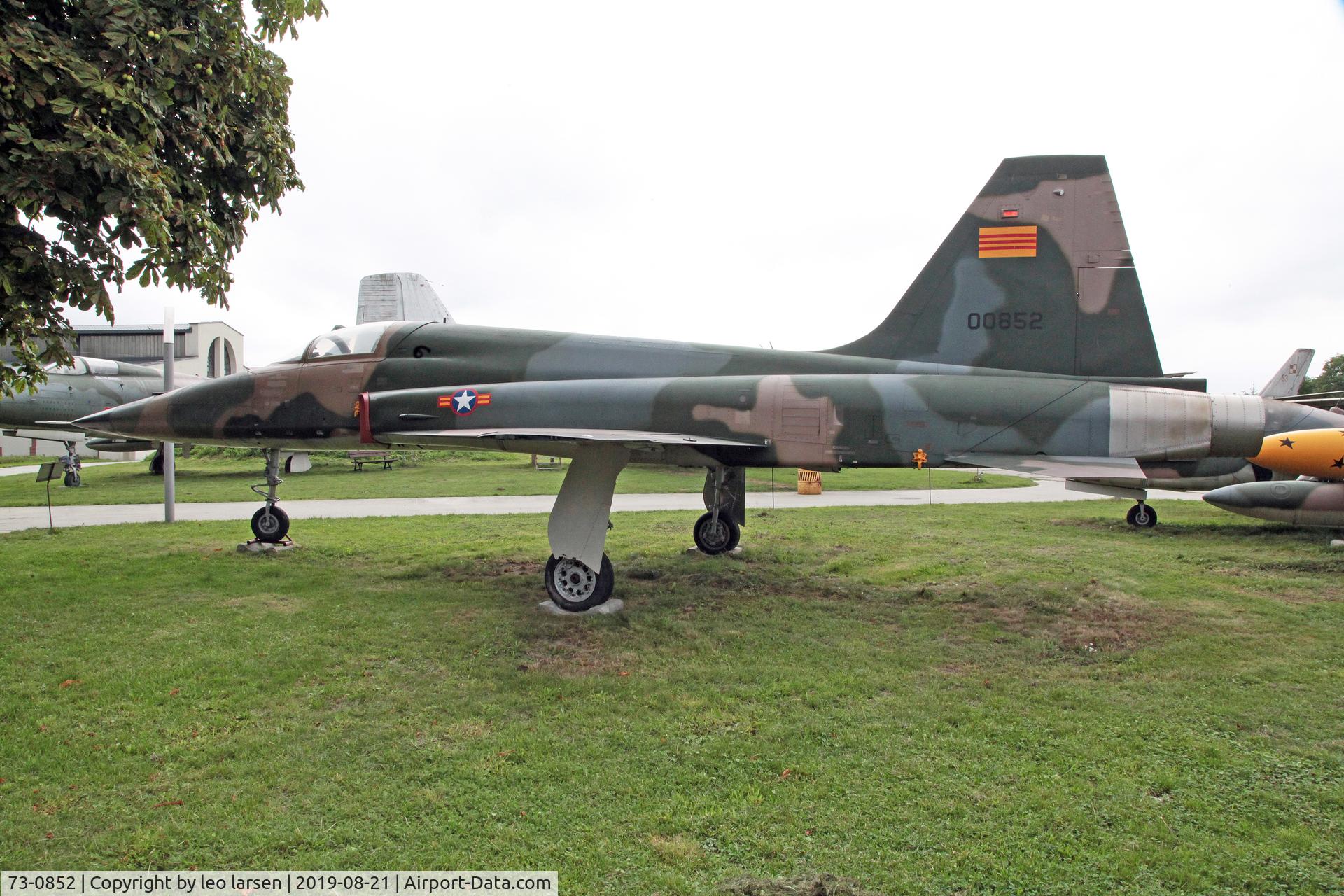 73-0852, 1973 Northrop F-5E Tiger II C/N R.1033, Polish Aviation Museum Krakow 21.8.2019
