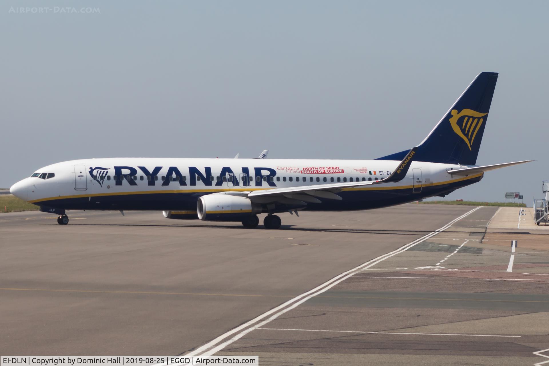 EI-DLN, 2006 Boeing 737-8AS C/N 33595, Taxiing to RWY 27 for departure