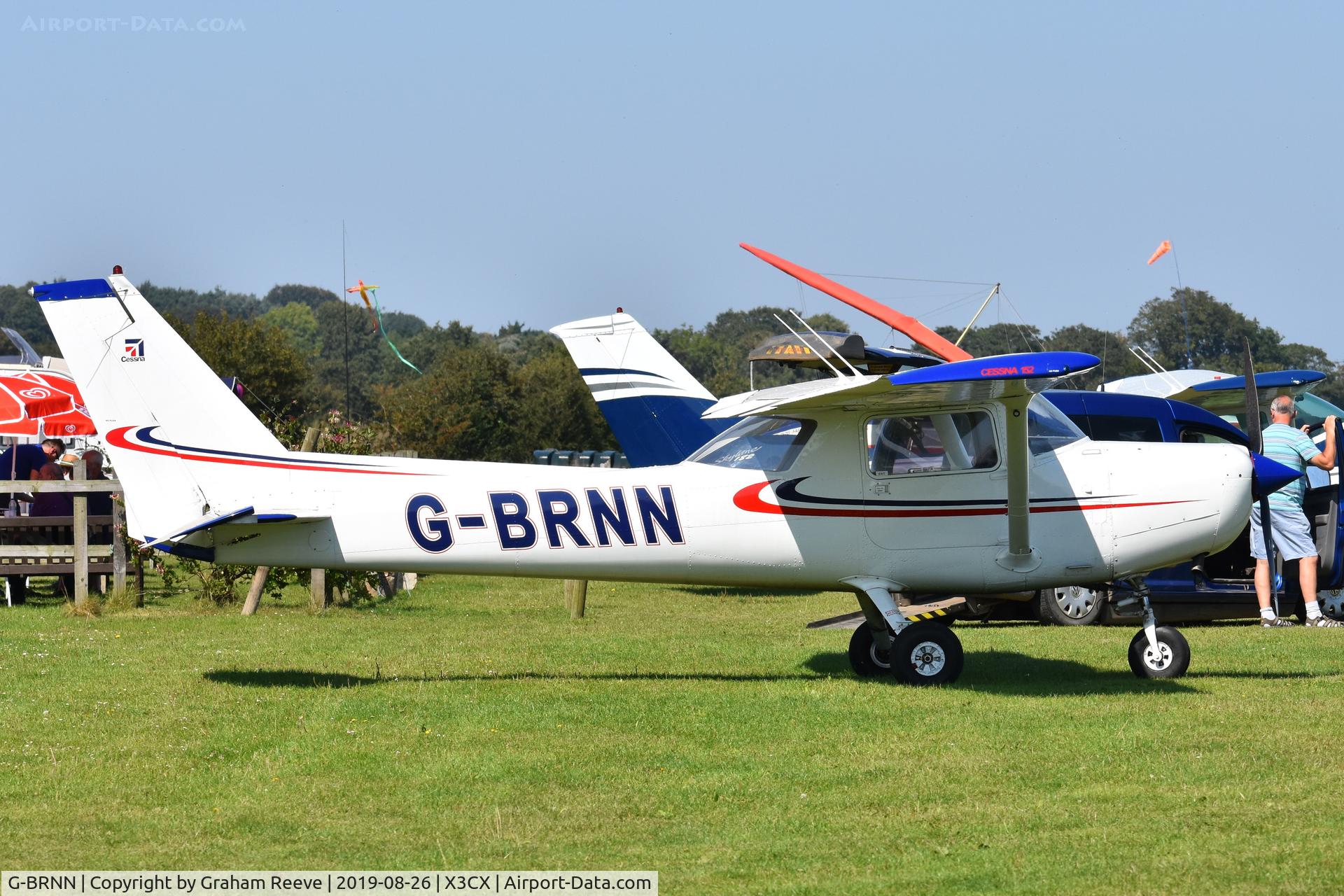 G-BRNN, 1980 Cessna 152 C/N 152-84735, Parked at Northrepps.