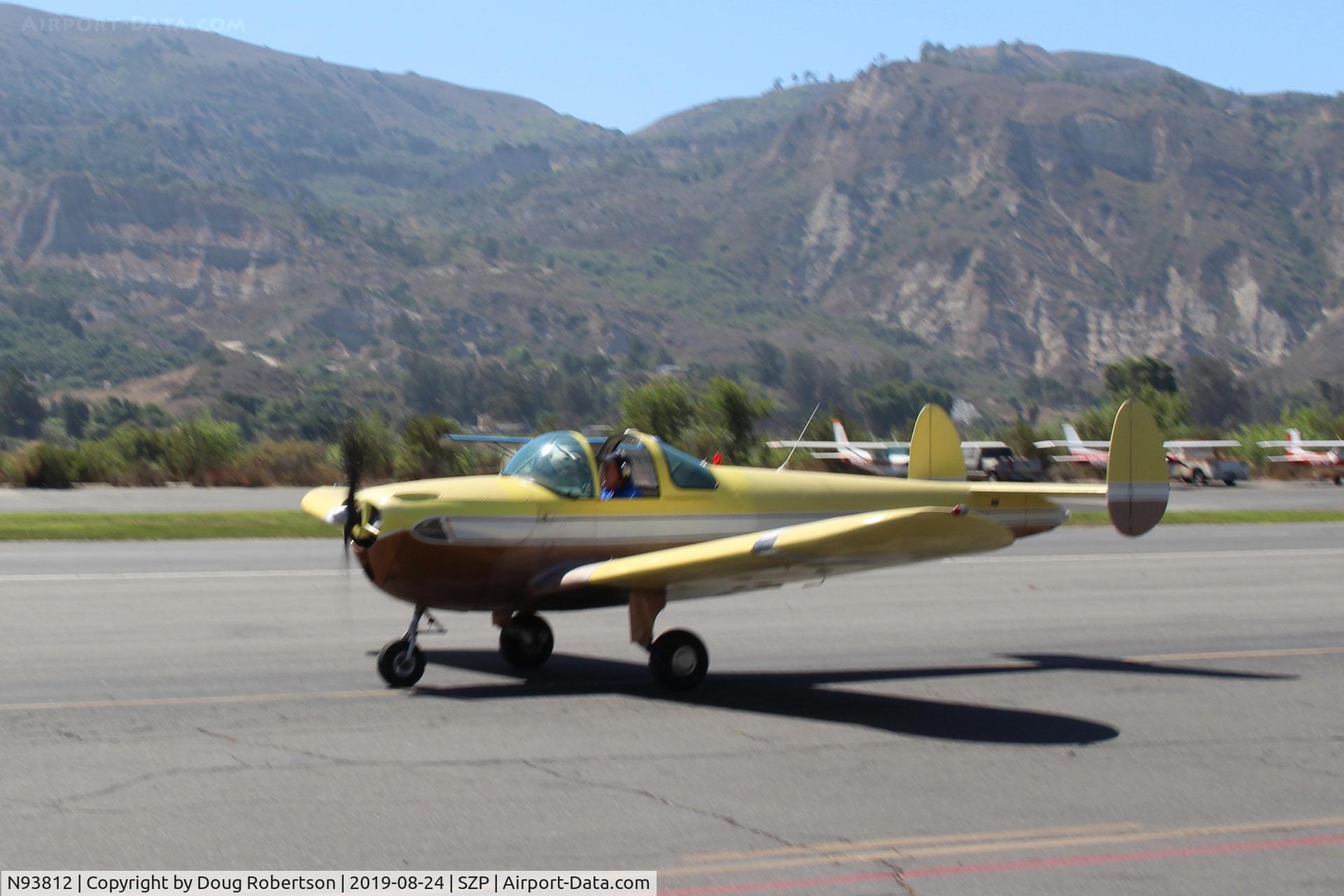 N93812, 1946 Erco 415C Ercoupe C/N 1135, 1946 ERCO ERCOUPE 415C, Continental A&C75 75 Hp upgrade, taxi to Rwy 22