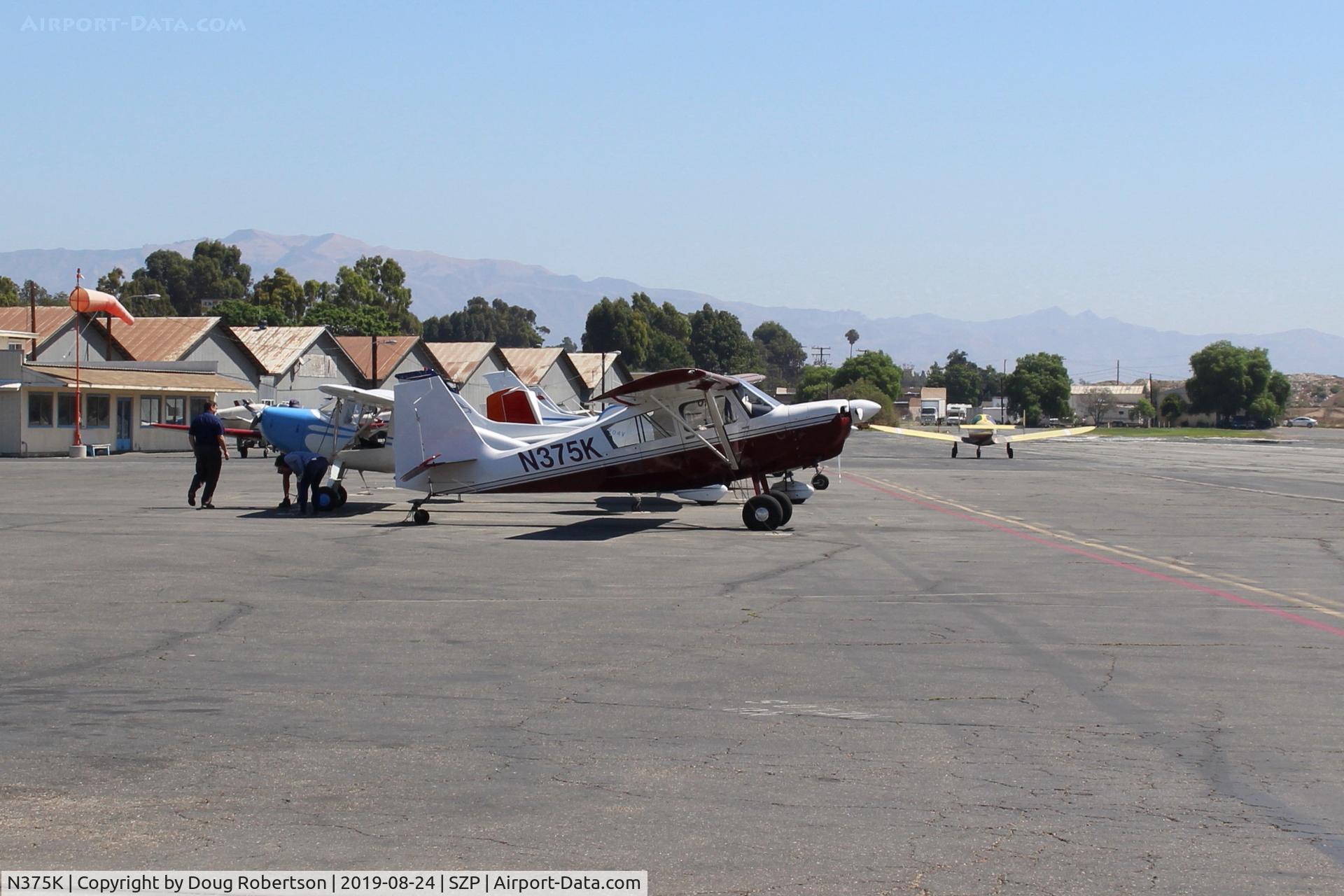 N375K, American Champion 8GCBC Scout C/N 530-2010, 2010 American Champion 8GCBC SCOUT, Lycoming O-360-E2C 180 Hp, on Transient Ramp