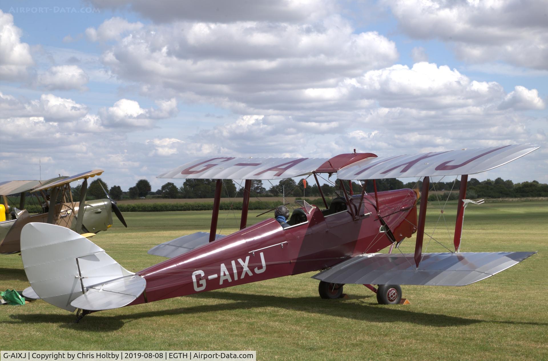 G-AIXJ, 1942 De Havilland DH-82A Tiger Moth II C/N 85434, 1942 Tiger Moth at the Gathering of Moths Day 2019 at Old Warden
