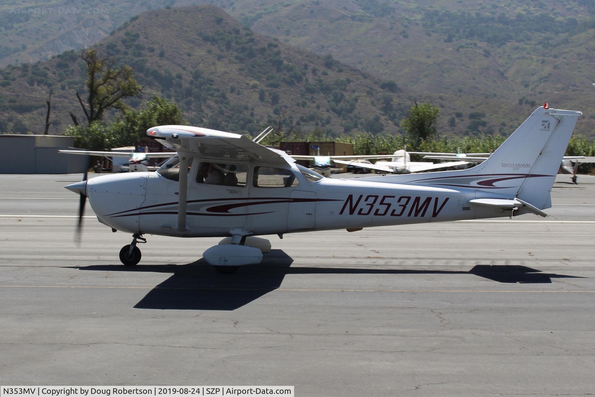 N353MV, 2005 Cessna 172S C/N 172S9908, 2005 Cessna 172S SKYHAWK SP, Lycoming IO-360-L2A 180 Hp, taxi to Rwy 22