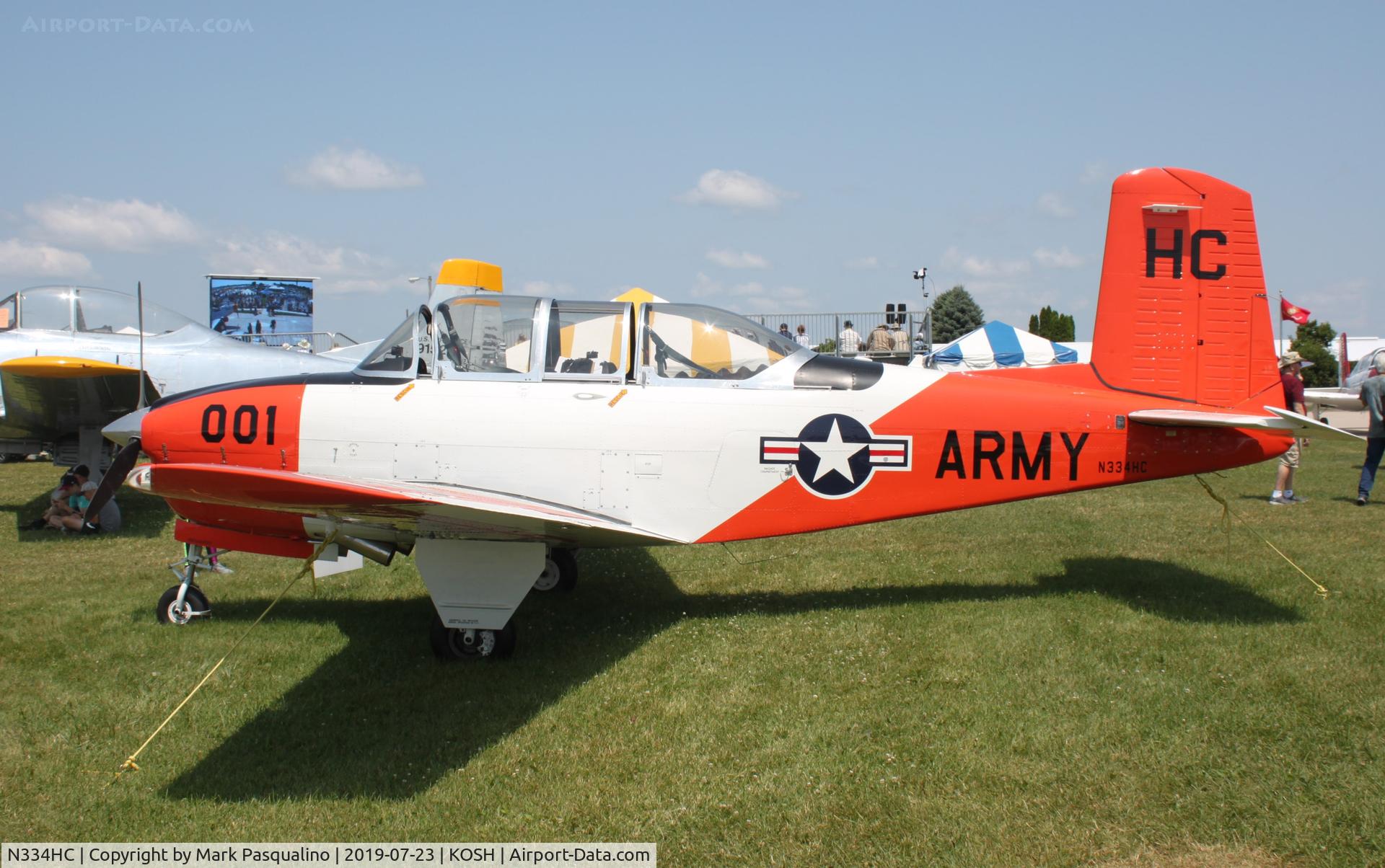 N334HC, Beech (CCF) T-34A (A45) Mentor C/N CCF34-69, Beech T-34A