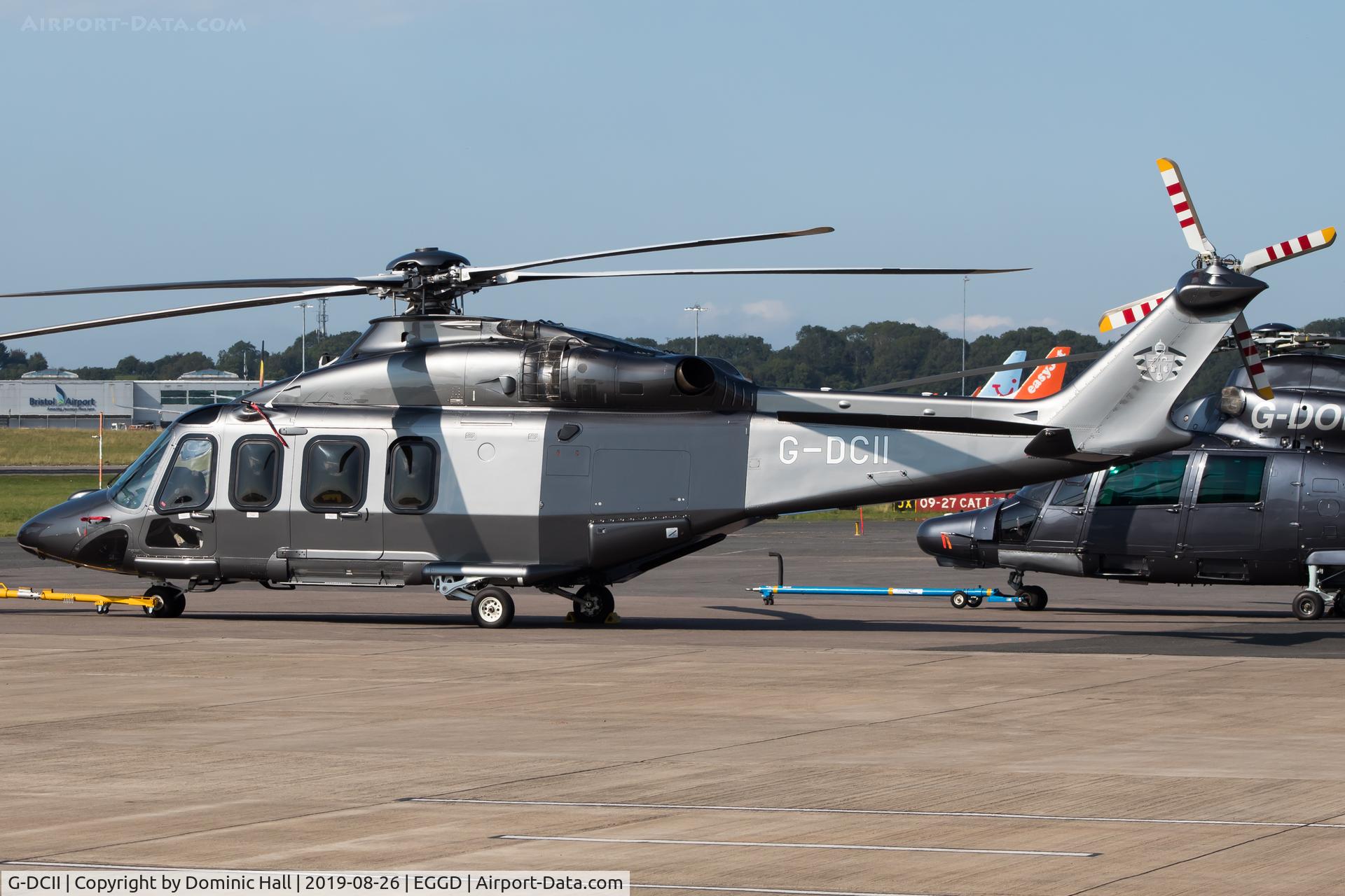 G-DCII, 2015 AgustaWestland AW-139 C/N 31703, Parked on the southside apron