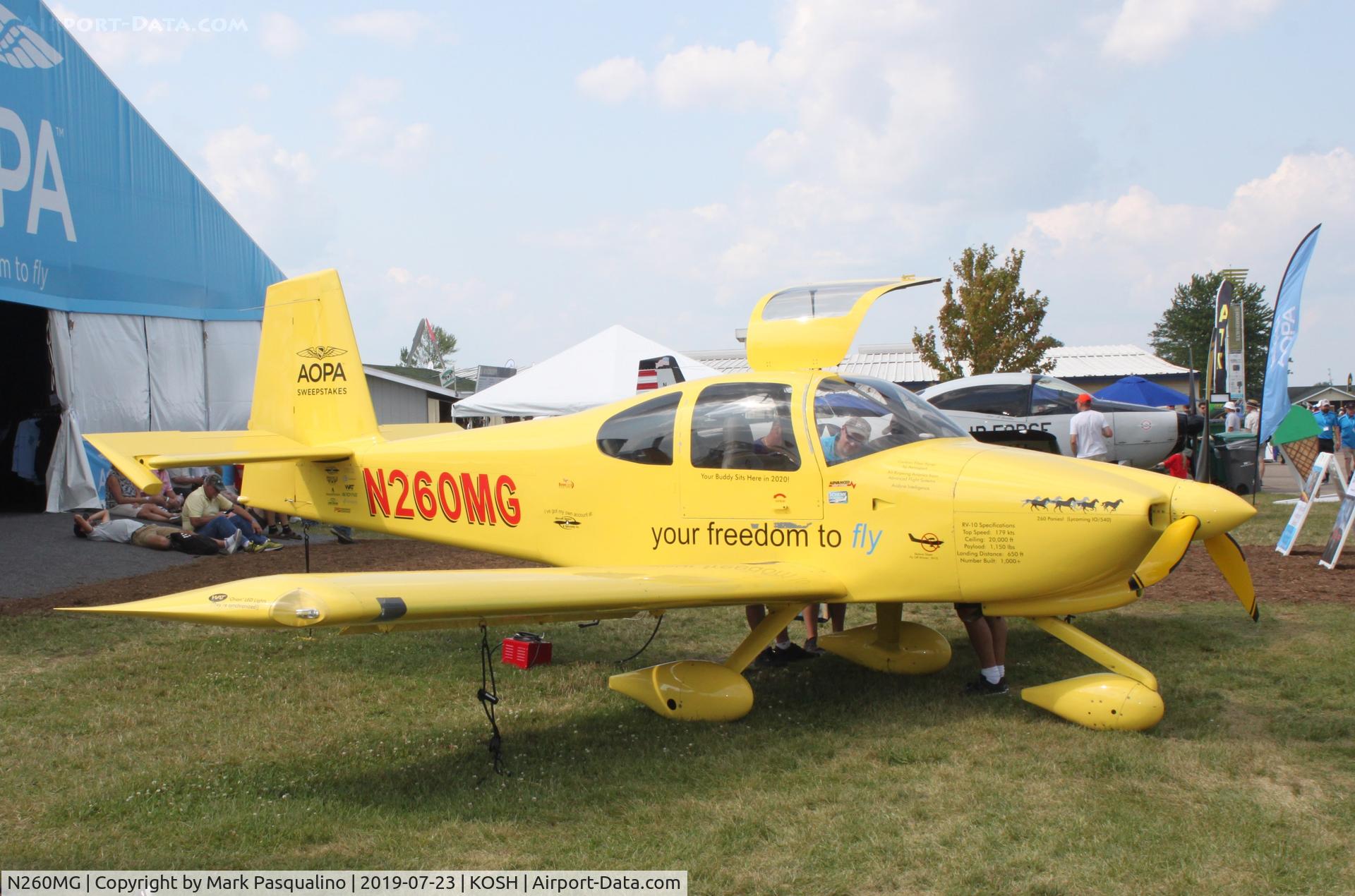 N260MG, 2007 Vans RV-10 C/N 40297, Vans RV-10