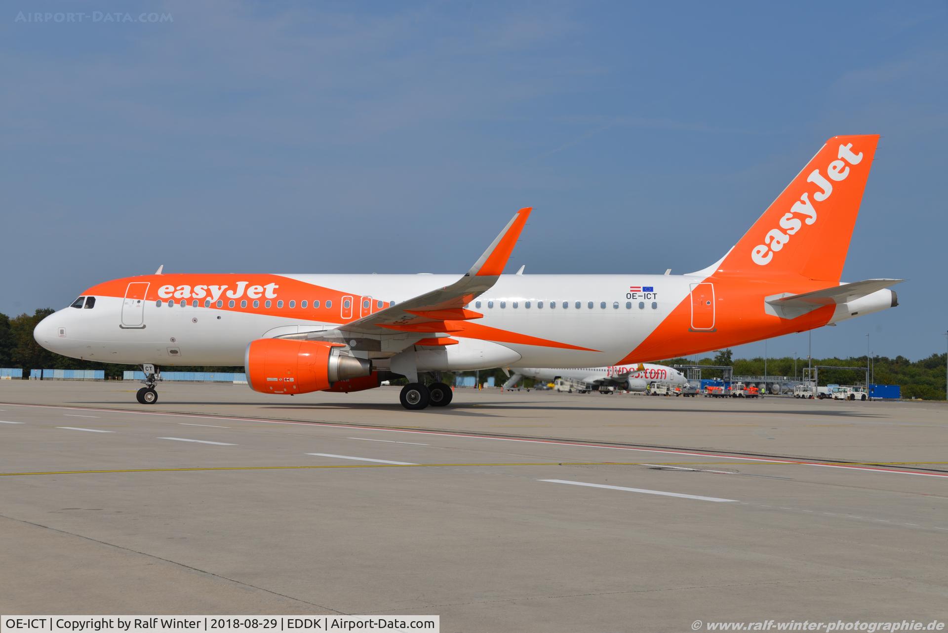 OE-ICT, 2015 Airbus A320-214 C/N 6550, Airbus A320-214(W) - EC EJU easyJet Europe - 6550 - OE-ICT - 29.08.2018 - CGN