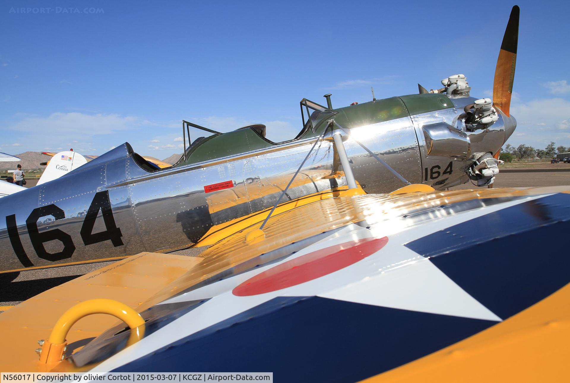 N56017, 1942 Ryan Aeronautical ST3KR C/N 1722, Cactus fly in