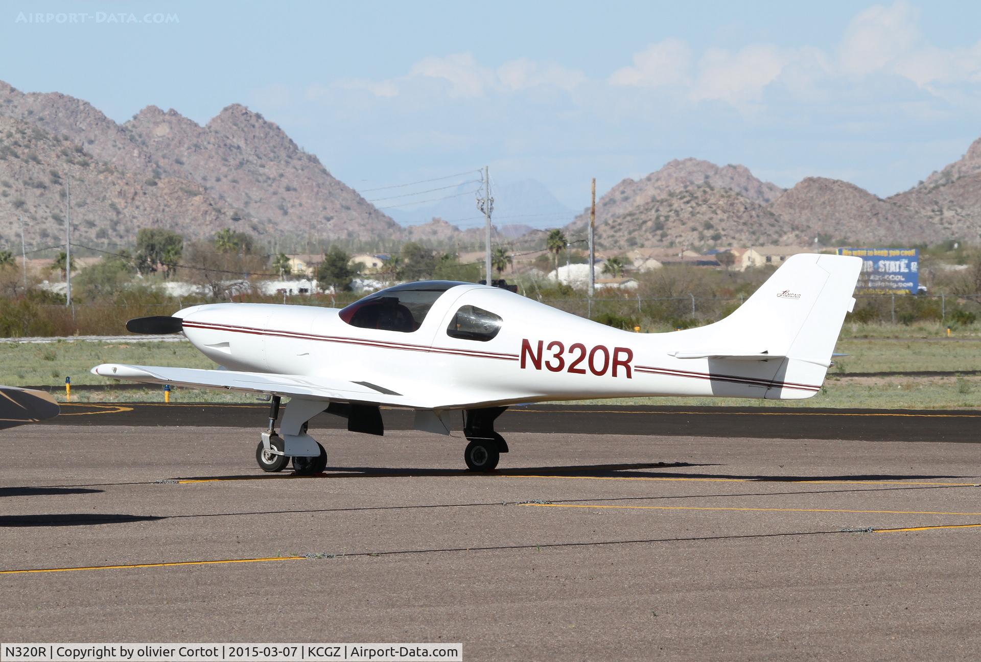 N320R, 1992 Lancair 320 C/N 1 (N320R), Cactus fly in
