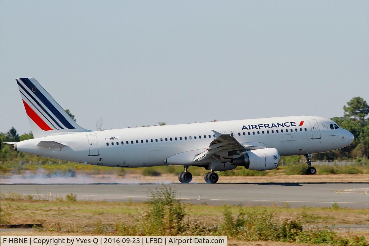 F-HBNE, 2011 Airbus A320-214 C/N 4664, Airbus A320-214, Landing rwy 05, Bordeaux Mérignac airport (LFBD-BOD)