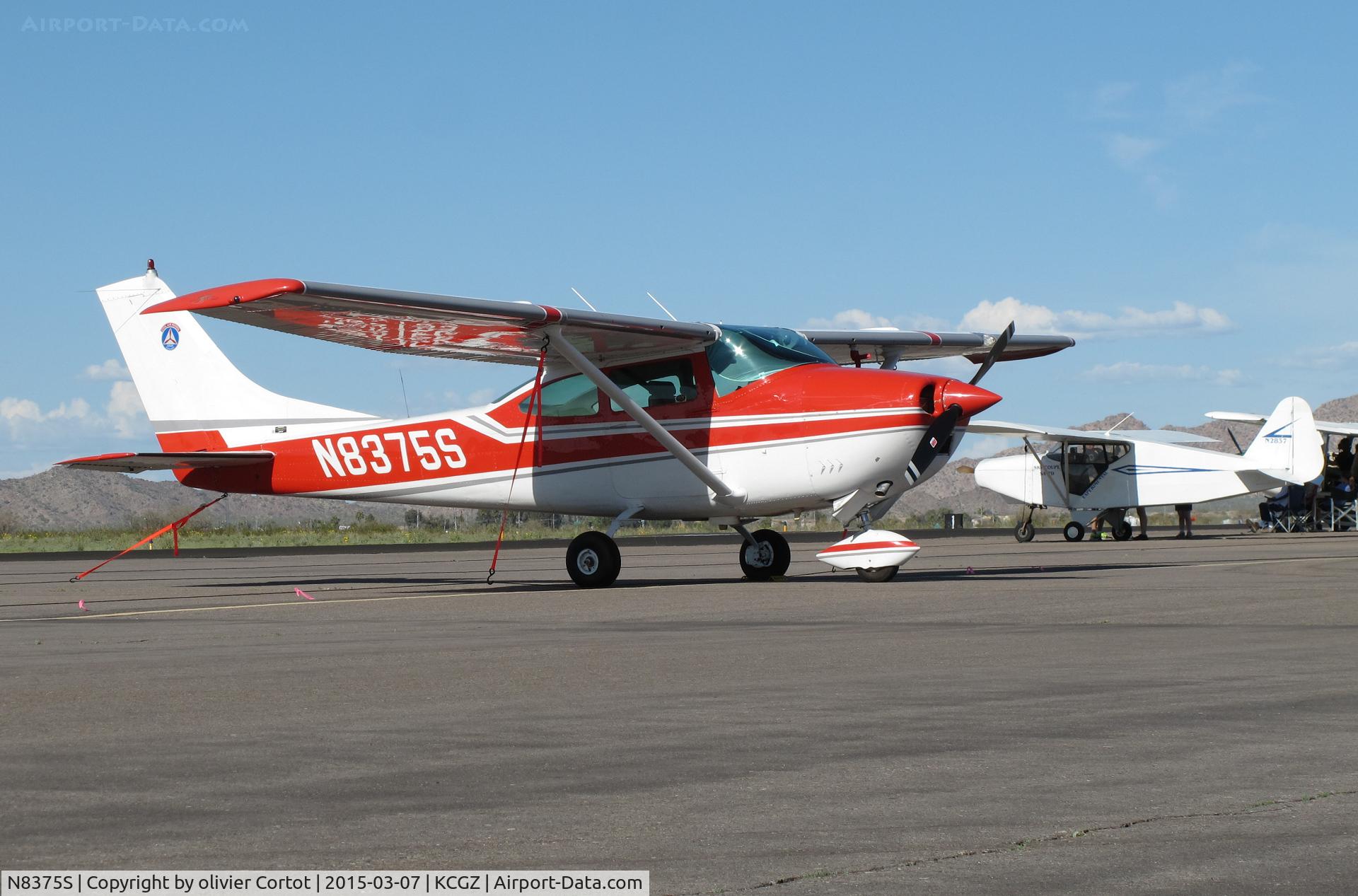 N8375S, 1965 Cessna 182H Skylane C/N 18256475, Cactus fly in