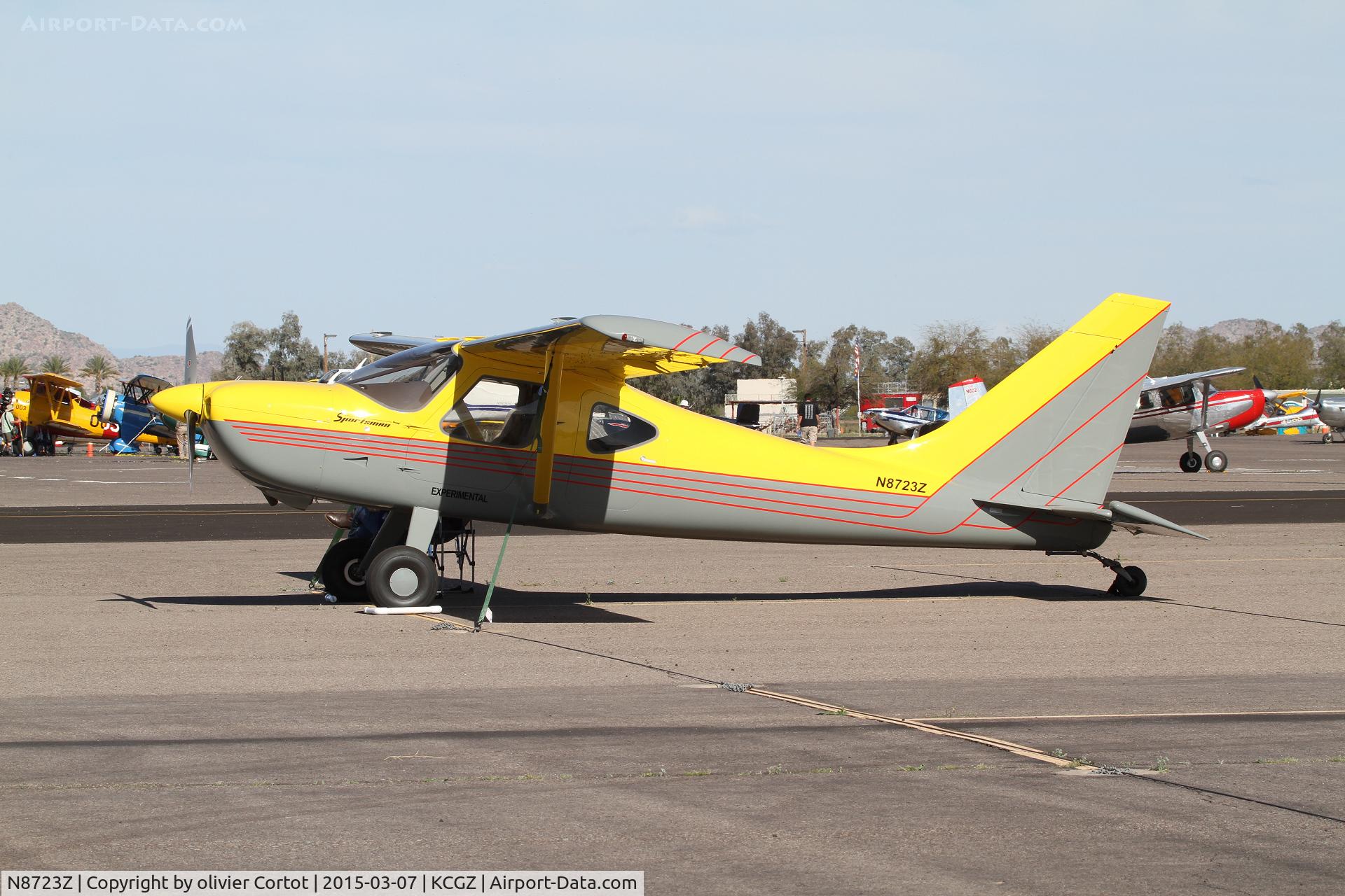 N8723Z, Glasair GS-2 Sportsman C/N 7072, Cactus fly in