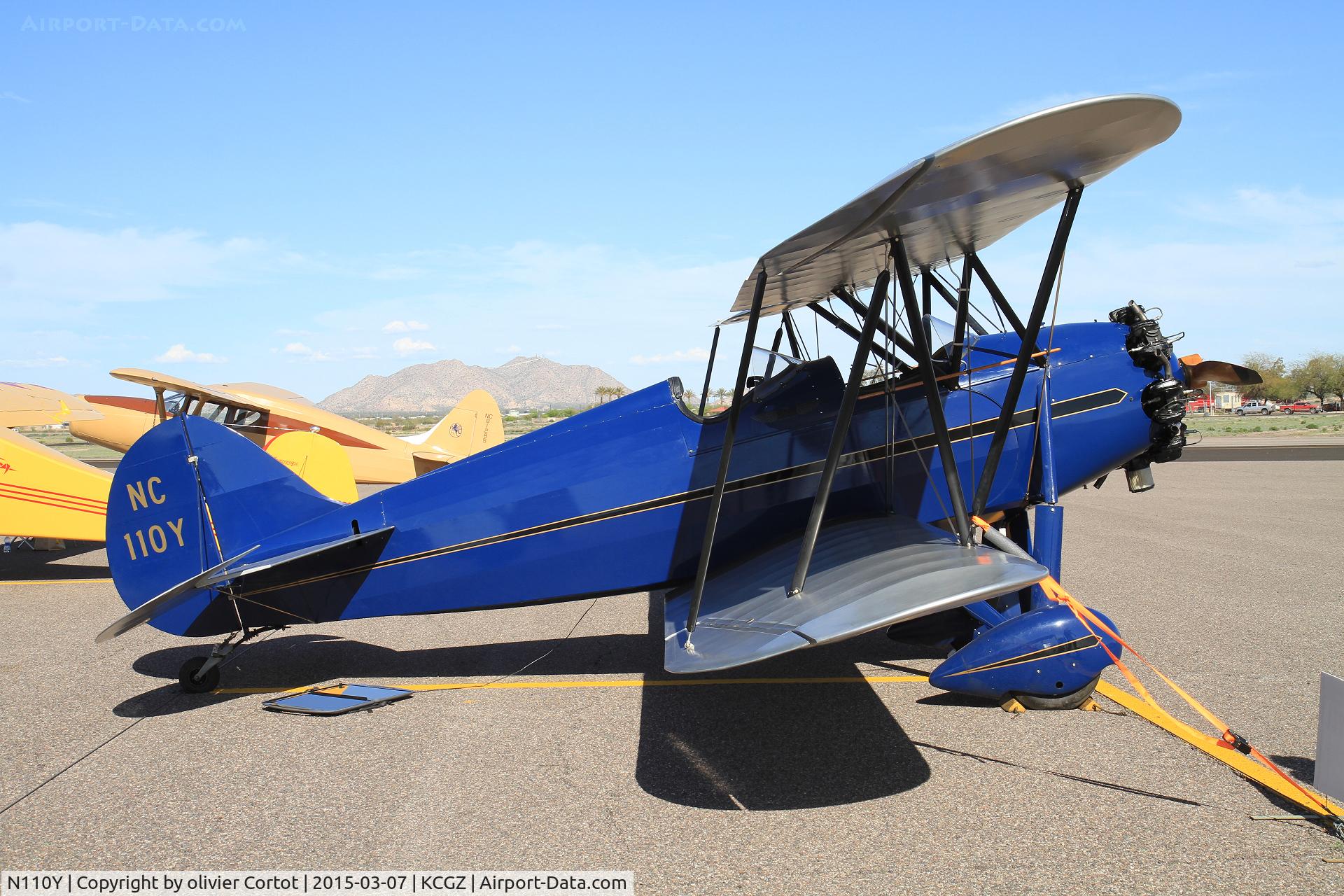 N110Y, 1930 Waco RNF C/N 3298, the beauty of the 30's