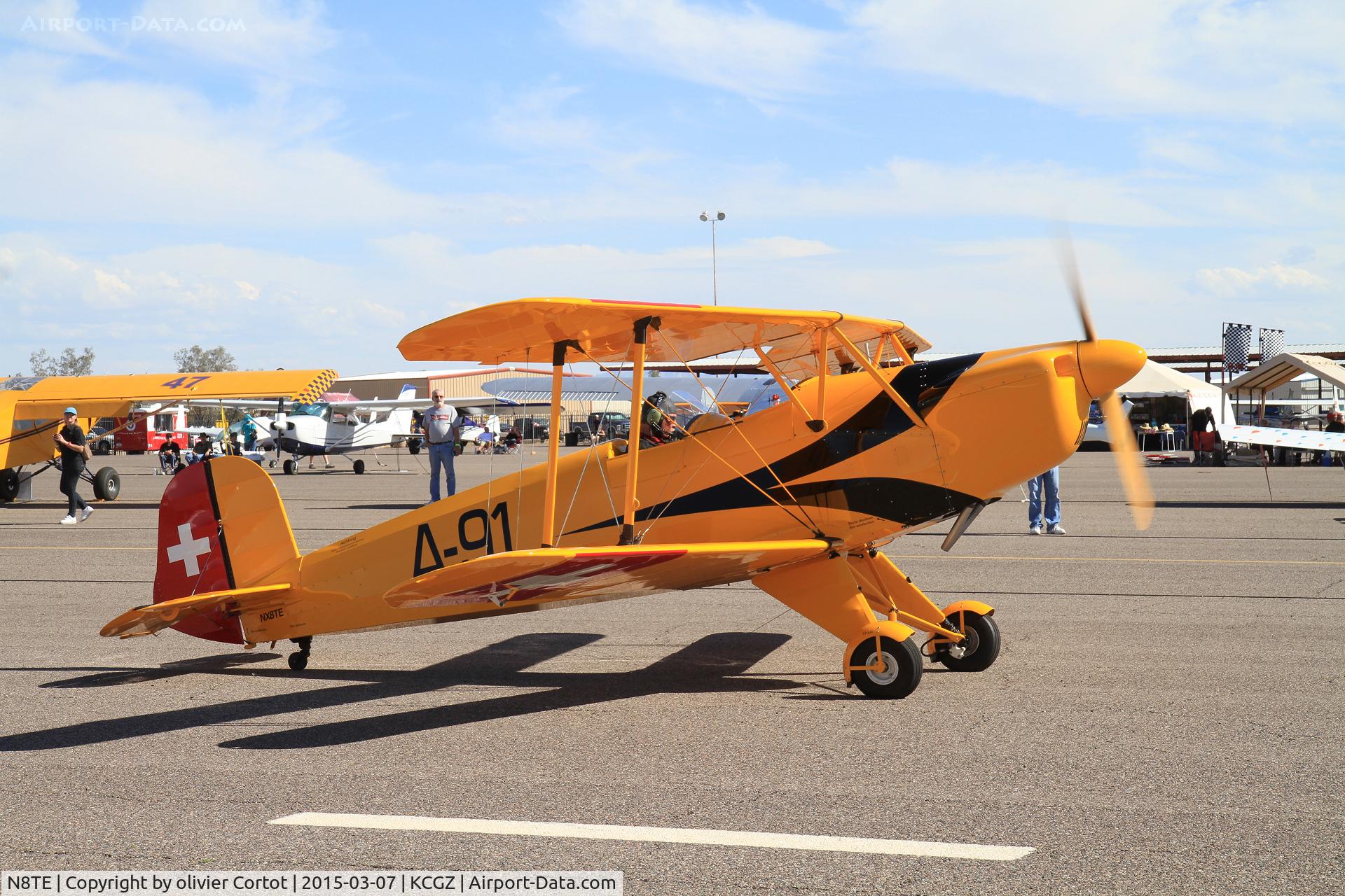 N8TE, 2000 Bucker Bu-131 Jungmeister Replica C/N 2034, Cactus fly in