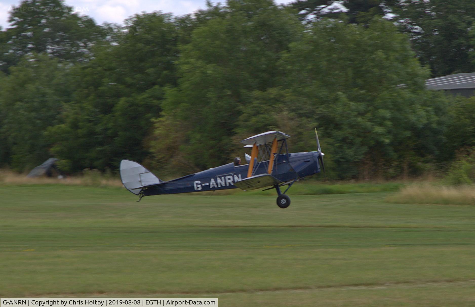 G-ANRN, 1940 De Havilland DH-82A Tiger Moth II C/N 83133, 1940 Tiger Moth taking off at the Gathering of Moths Day 2019 at Old Warden