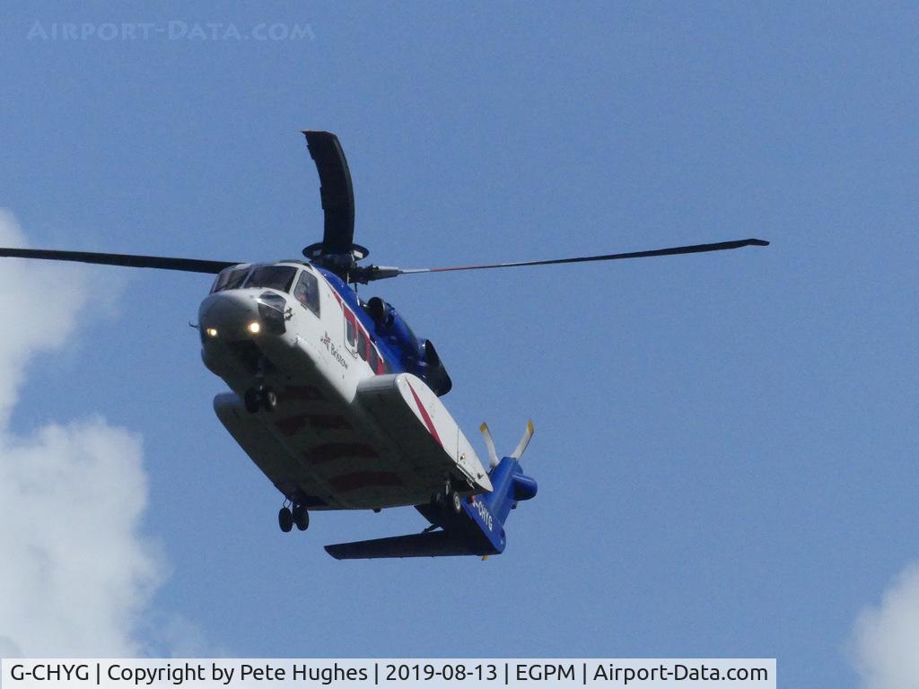 G-CHYG, 2013 Sikorsky S-92A C/N 920196, G-CHYG Sikorsky S92 arriving at Scatsa, Shetland Islands