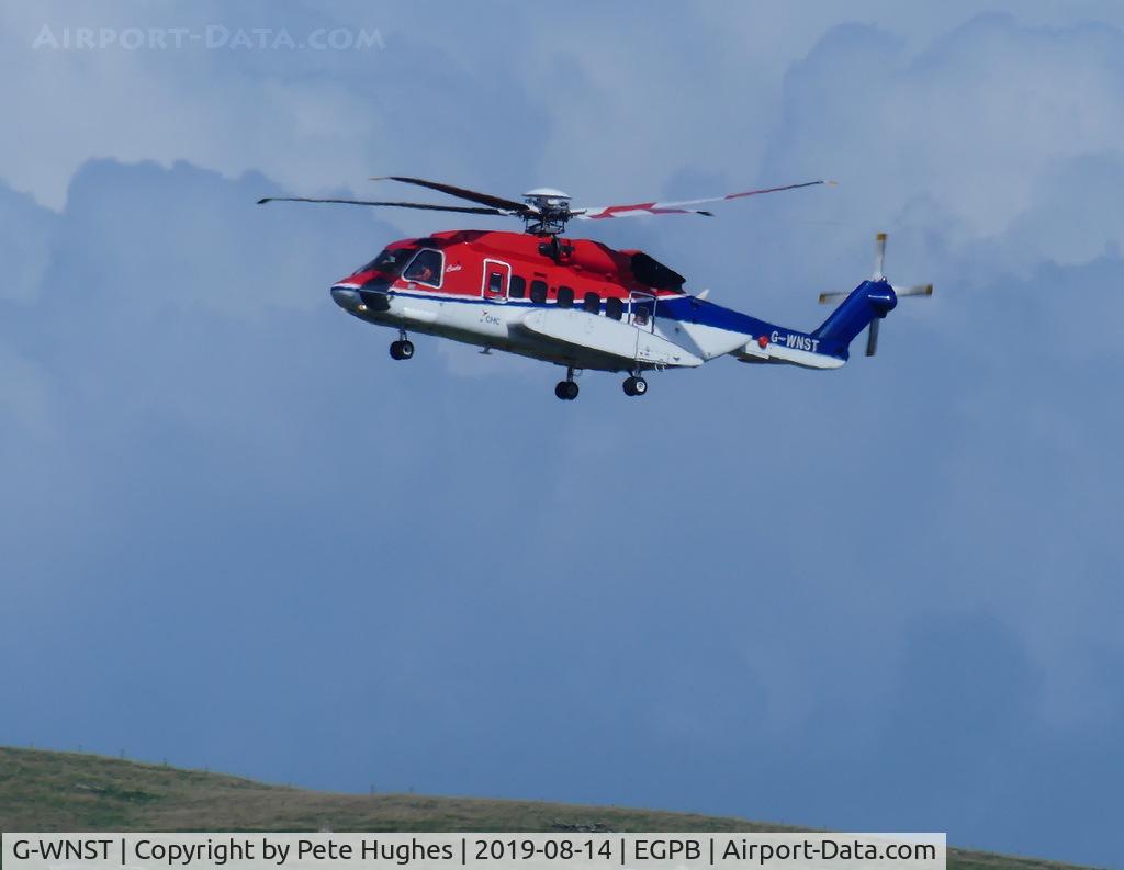 G-WNST, 2013 Sikorsky S-92A C/N 920216, G-WNST Sikorsky S92 arriving at Sumburgh, Shetland