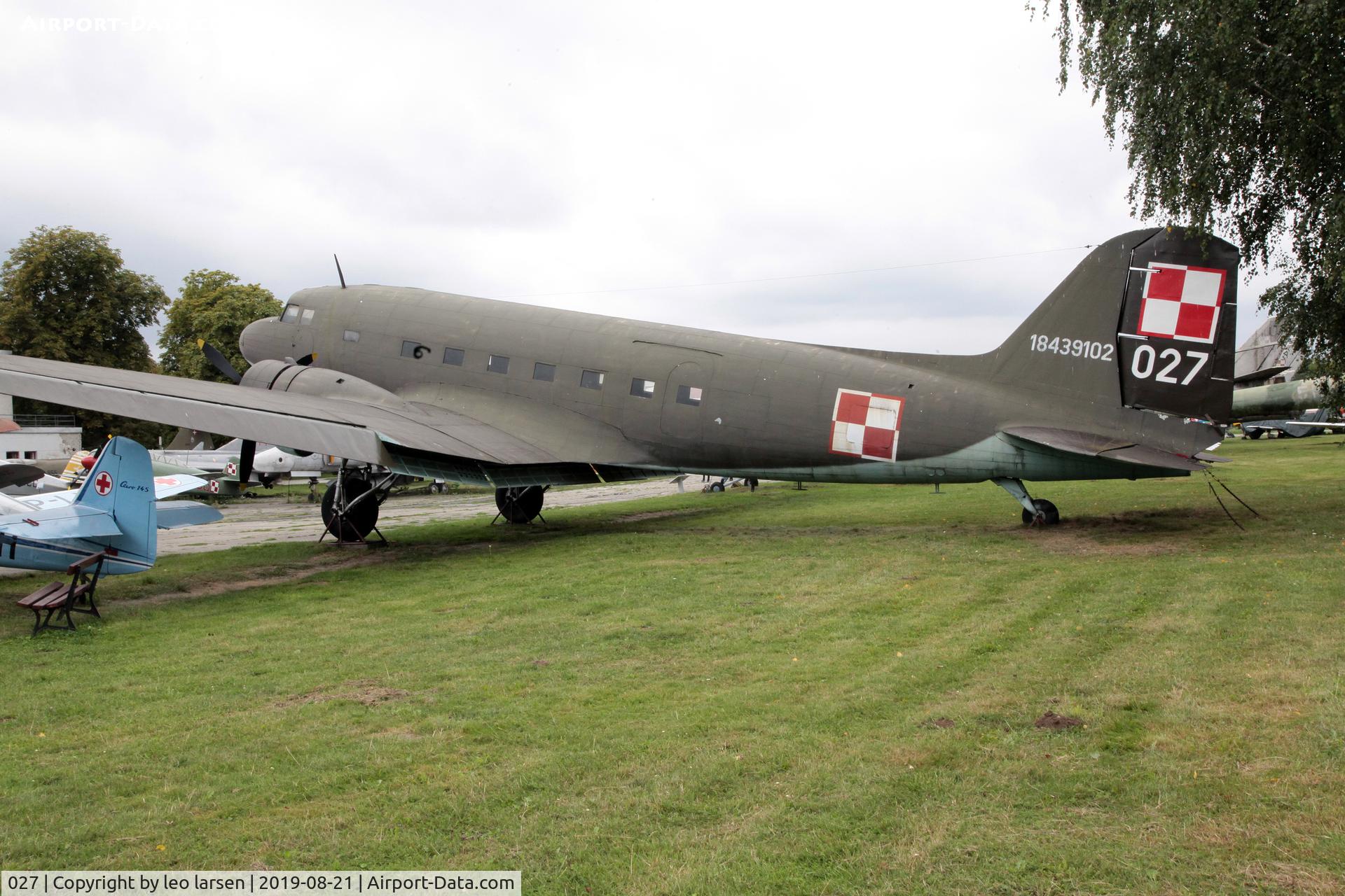 027, 1943 Lisunov Li-2T C/N 18439102, Polish Aviation Museum Krakow 21.8.2019