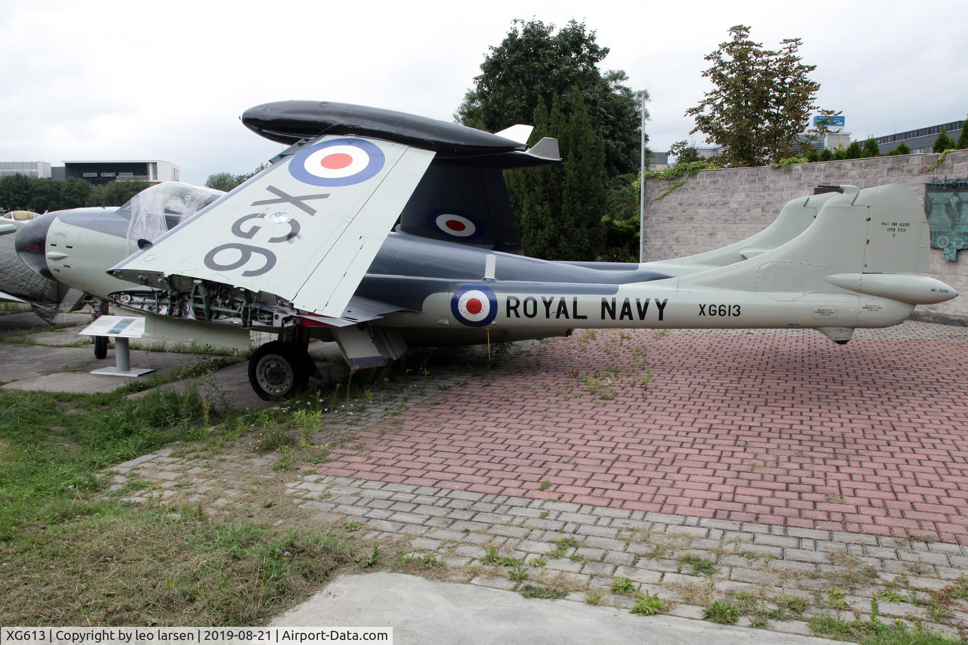 XG613, De Havilland DH-112 Sea Venom FAW.21 C/N 12904, Polish Aviation Museum 21.8.2019