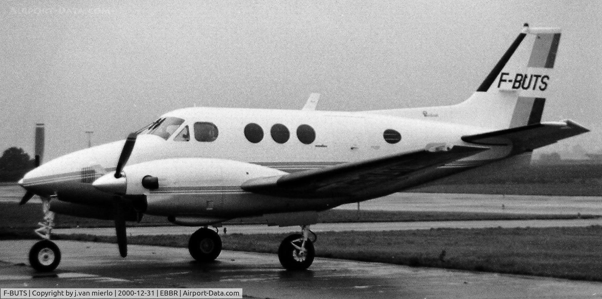 F-BUTS, 1973 Beech E90 King Air C/N LW-68, Brussels, Belgium