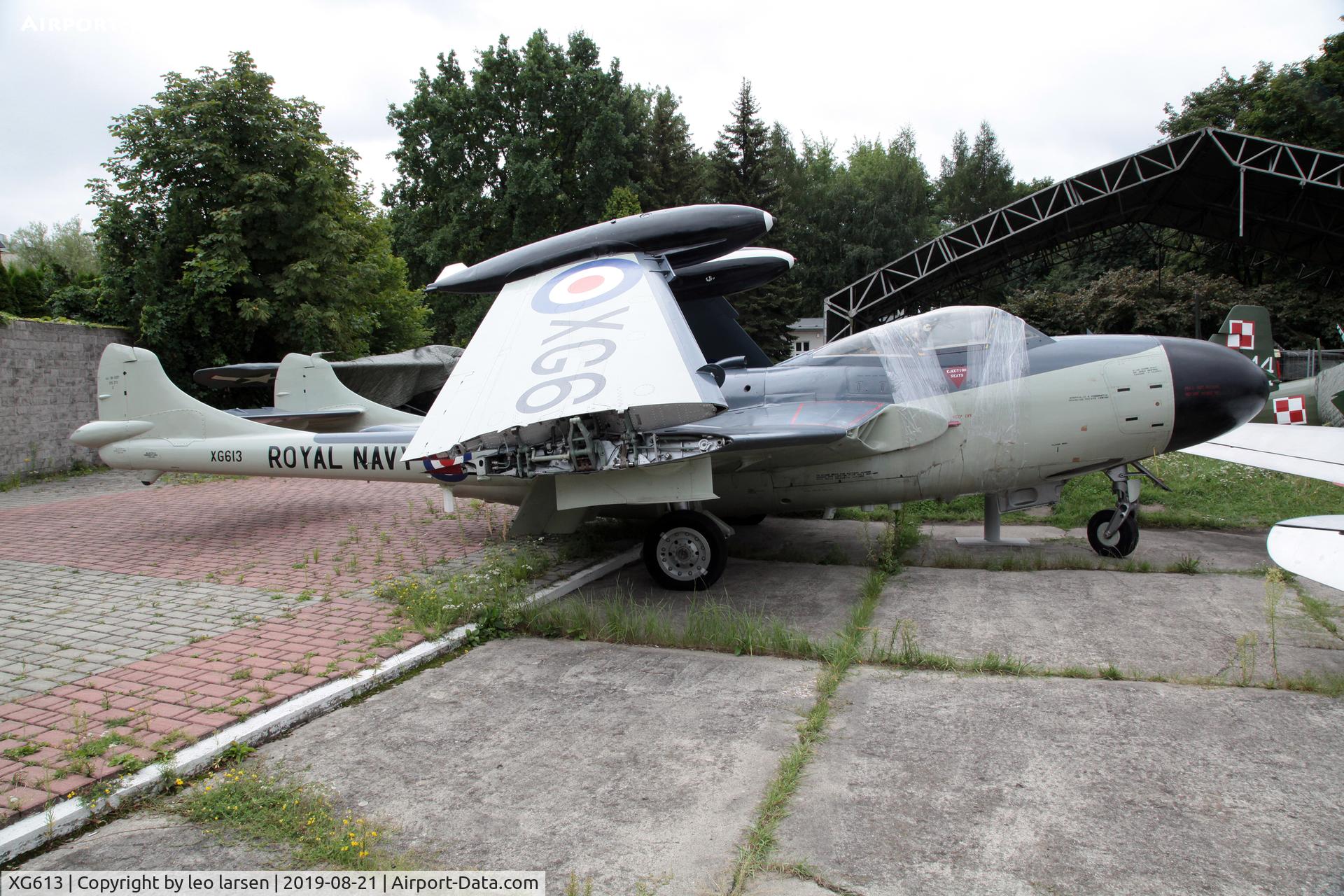 XG613, De Havilland DH-112 Sea Venom FAW.21 C/N 12904, Polish Aviation Museum Krakow 21.8.2019