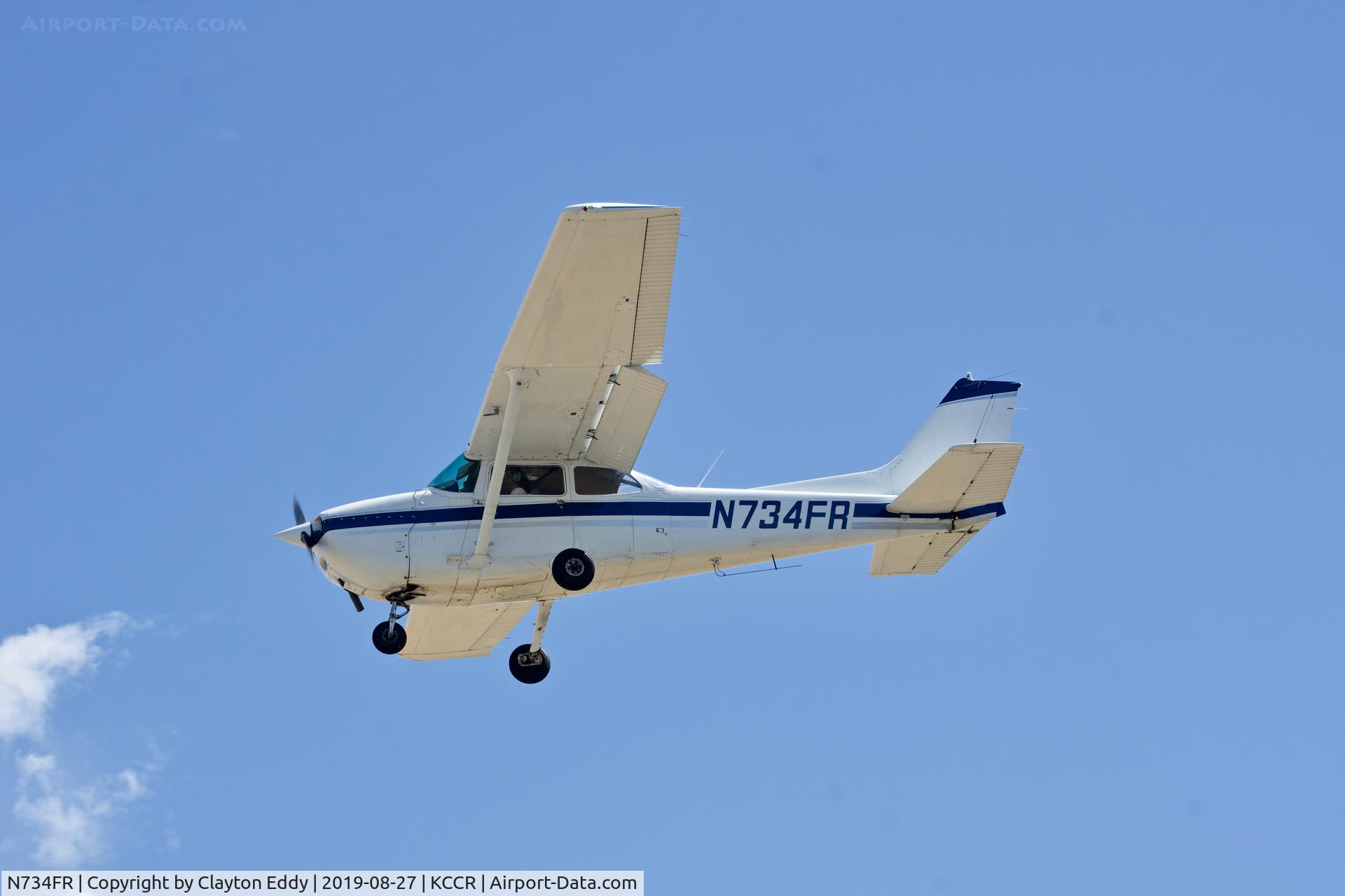 N734FR, 1977 Cessna 172N C/N 17268824, Buchanan Field Concord Airport California 2019.