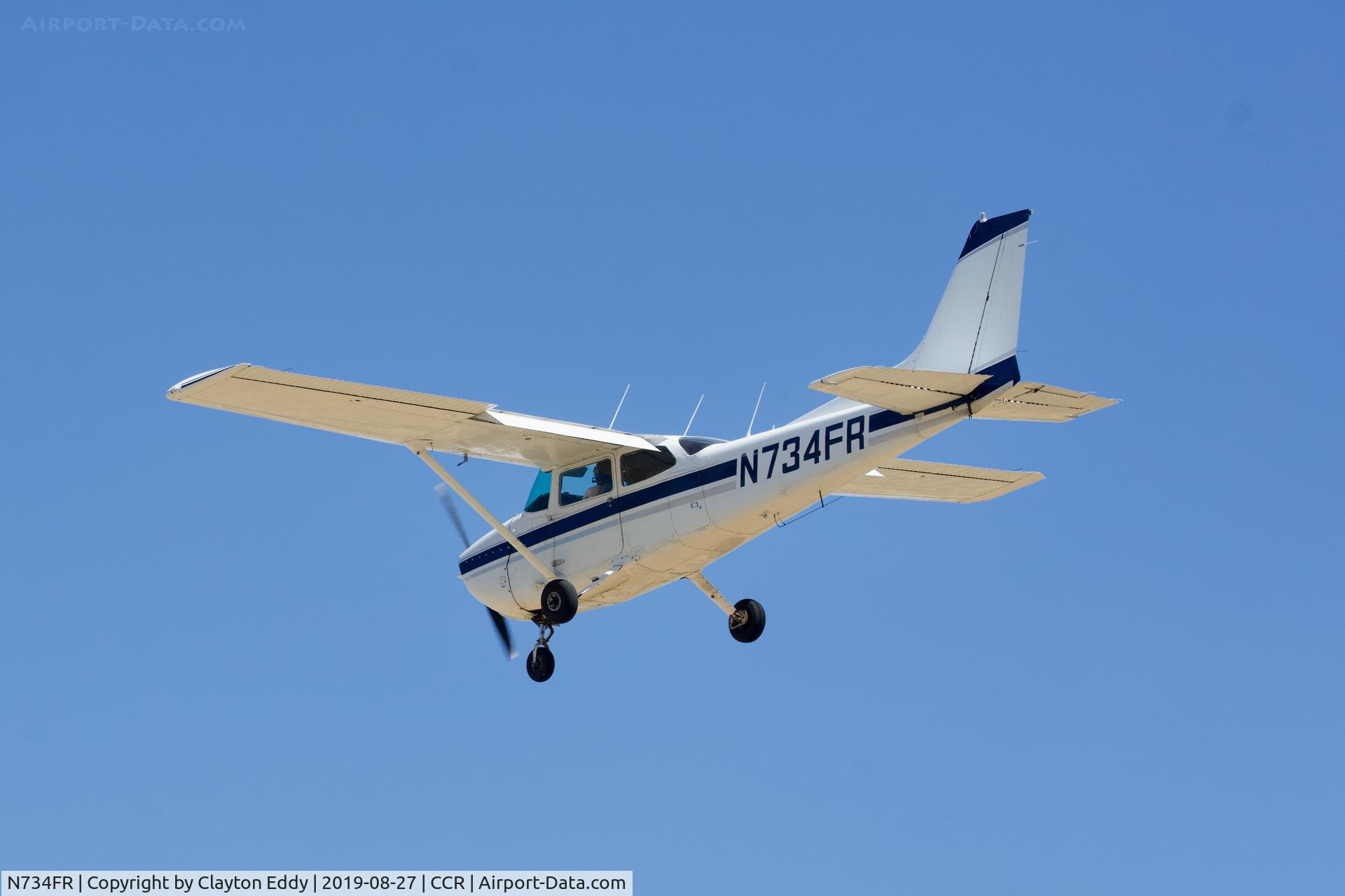 N734FR, 1977 Cessna 172N C/N 17268824, Buchanan Field Concord Airport California 2019.