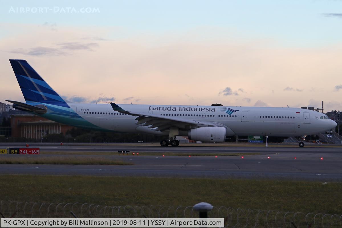 PK-GPX, 2015 Airbus A330-343 C/N 1654, in from CGK