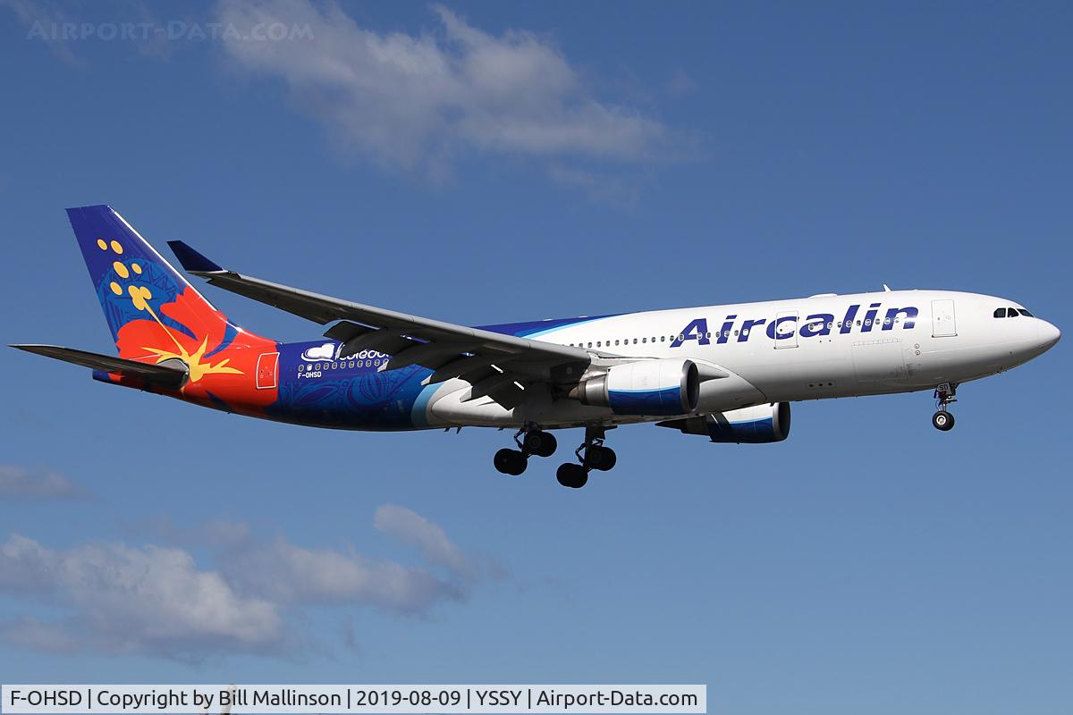 F-OHSD, 2002 Airbus A330-202 C/N 507, in from NOU