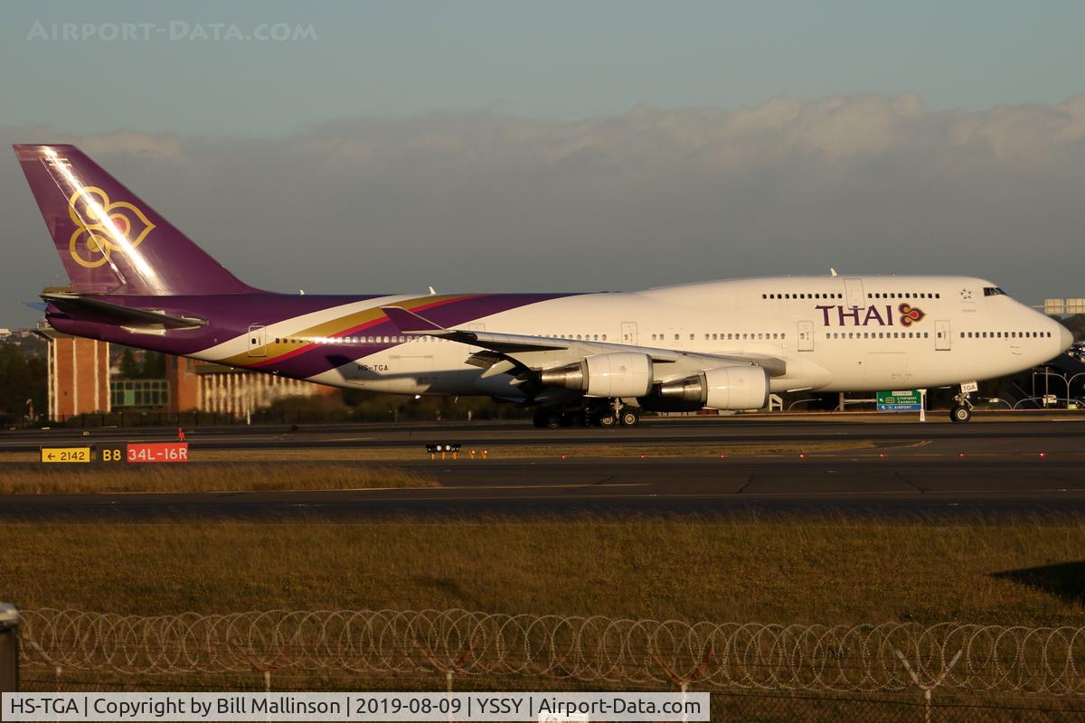 HS-TGA, 2001 Boeing 747-4D7 C/N 32369, this old girl just keeps going