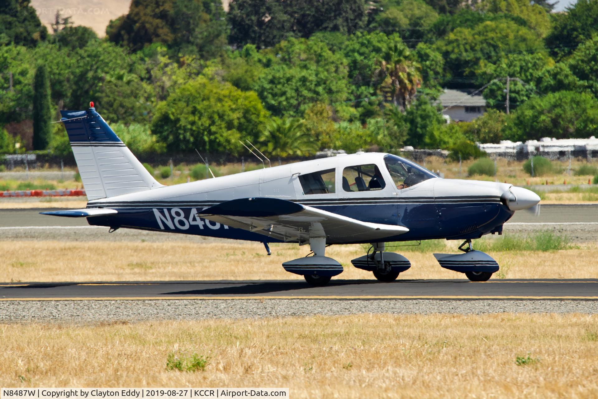 N8487W, 1965 Piper PA-28-180 C/N 28-2731, Buchanan Field Concord Airport California 2019.
