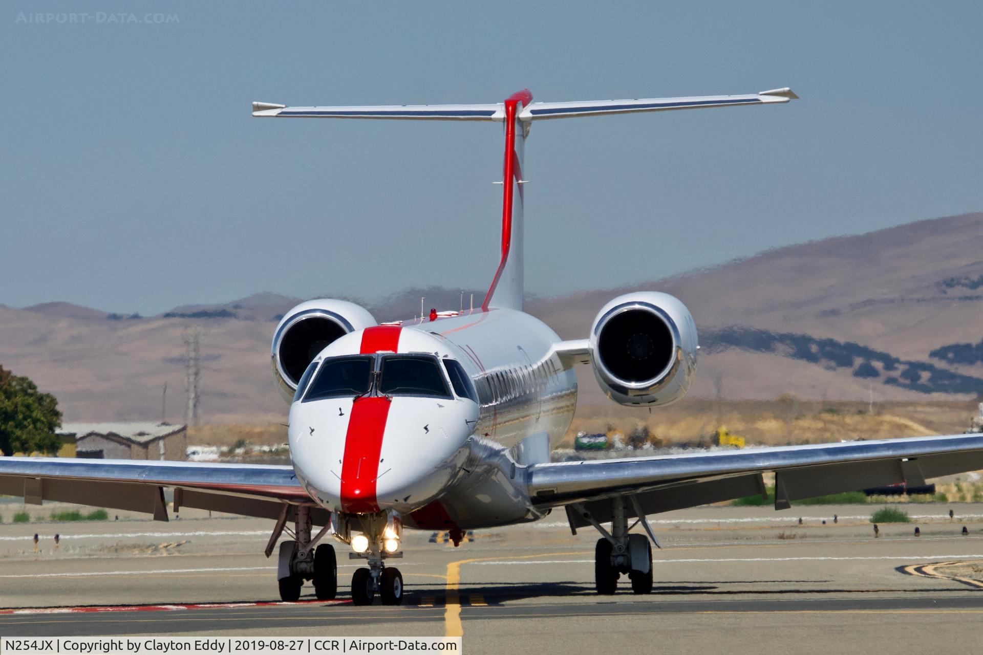 N254JX, 2000 Embraer ERJ-135LR (EMB-135LR) C/N 145275, Buchanan Field Concord Airport California 2019.