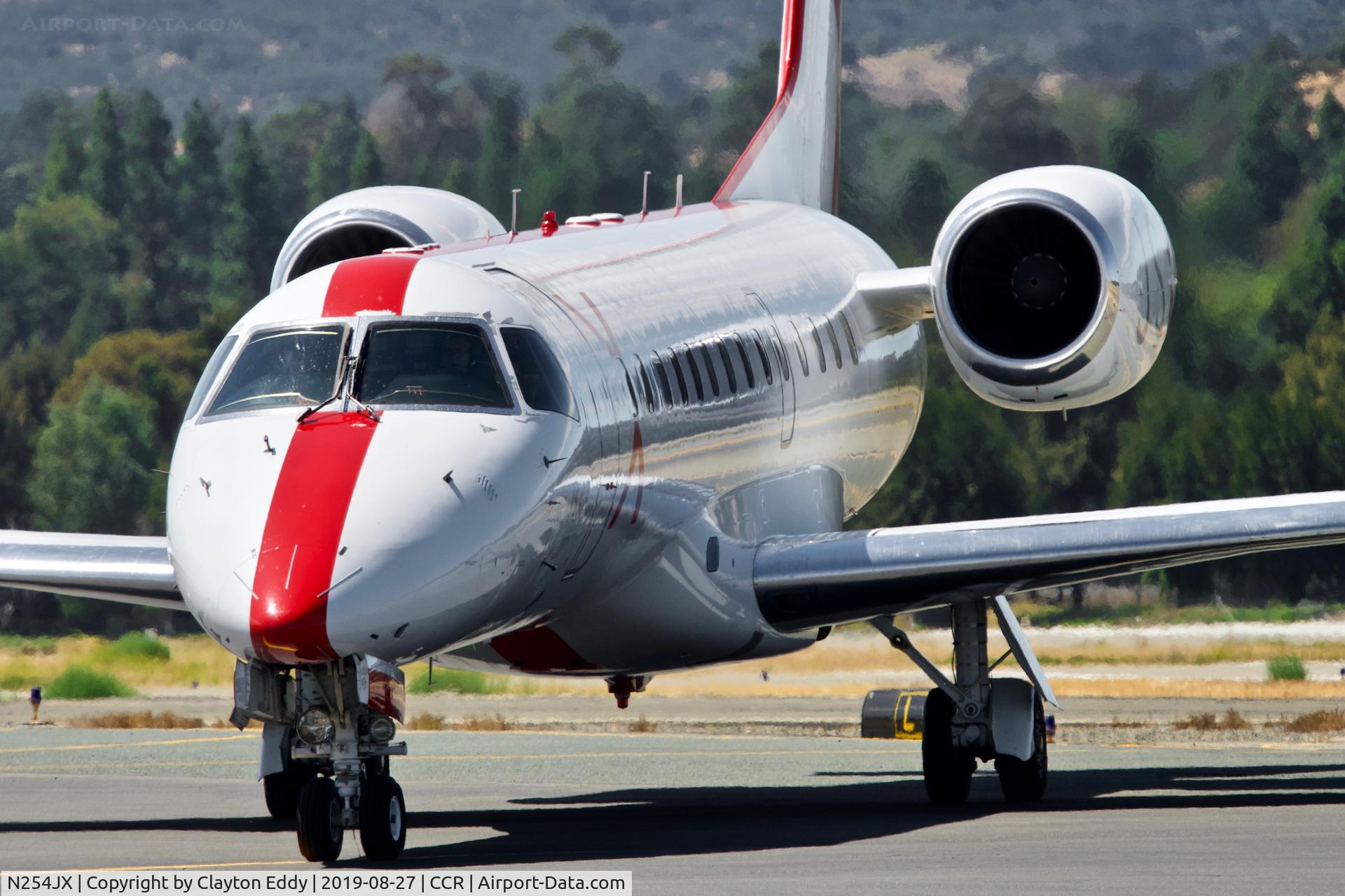 N254JX, 2000 Embraer ERJ-135LR (EMB-135LR) C/N 145275, Buchanan Field Concord Airport California 2019.