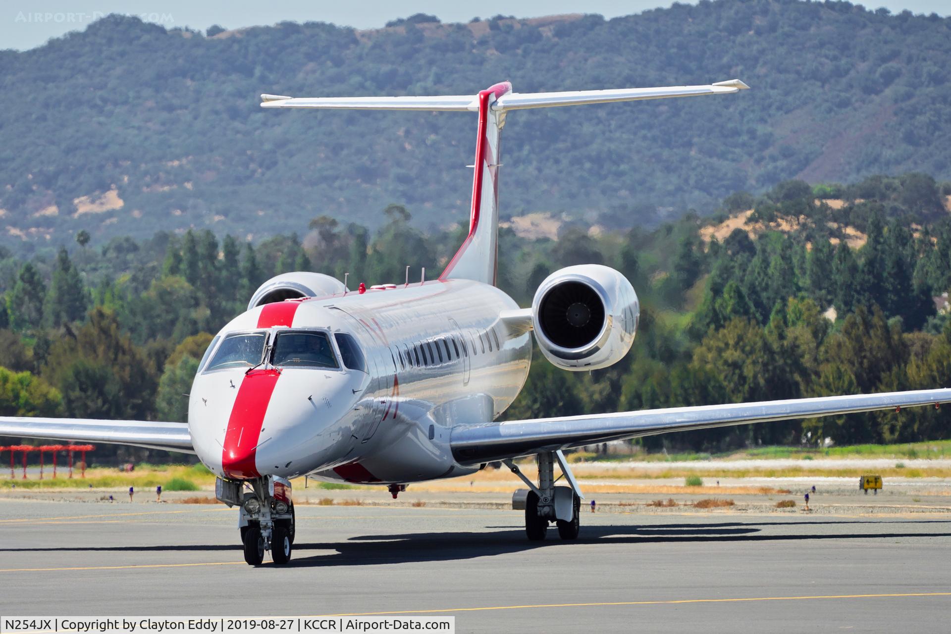 N254JX, 2000 Embraer ERJ-135LR (EMB-135LR) C/N 145275, Buchanan Field Concord Airport California 2019.