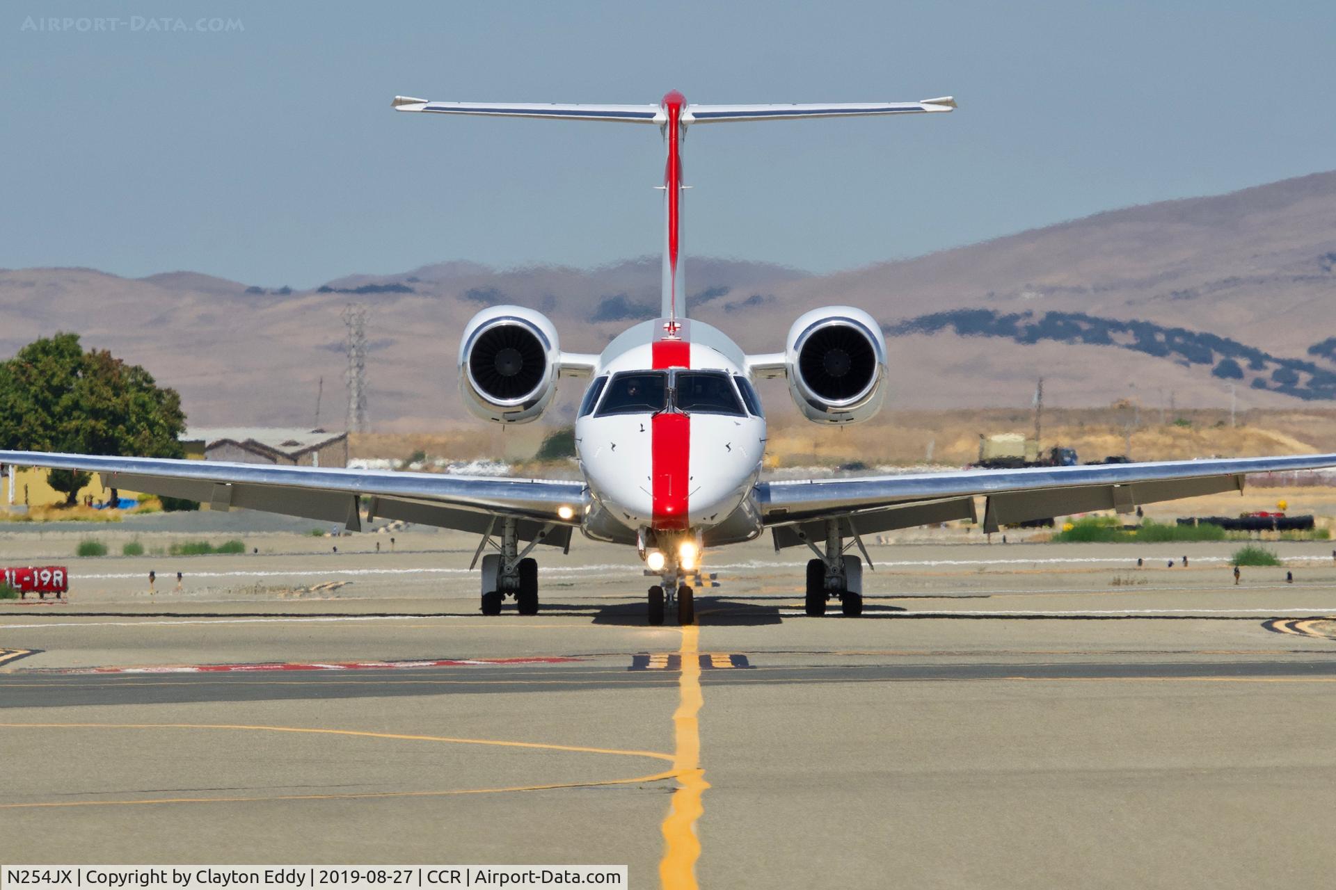 N254JX, 2000 Embraer ERJ-135LR (EMB-135LR) C/N 145275, Buchanan Field Concord Airport California 2019.