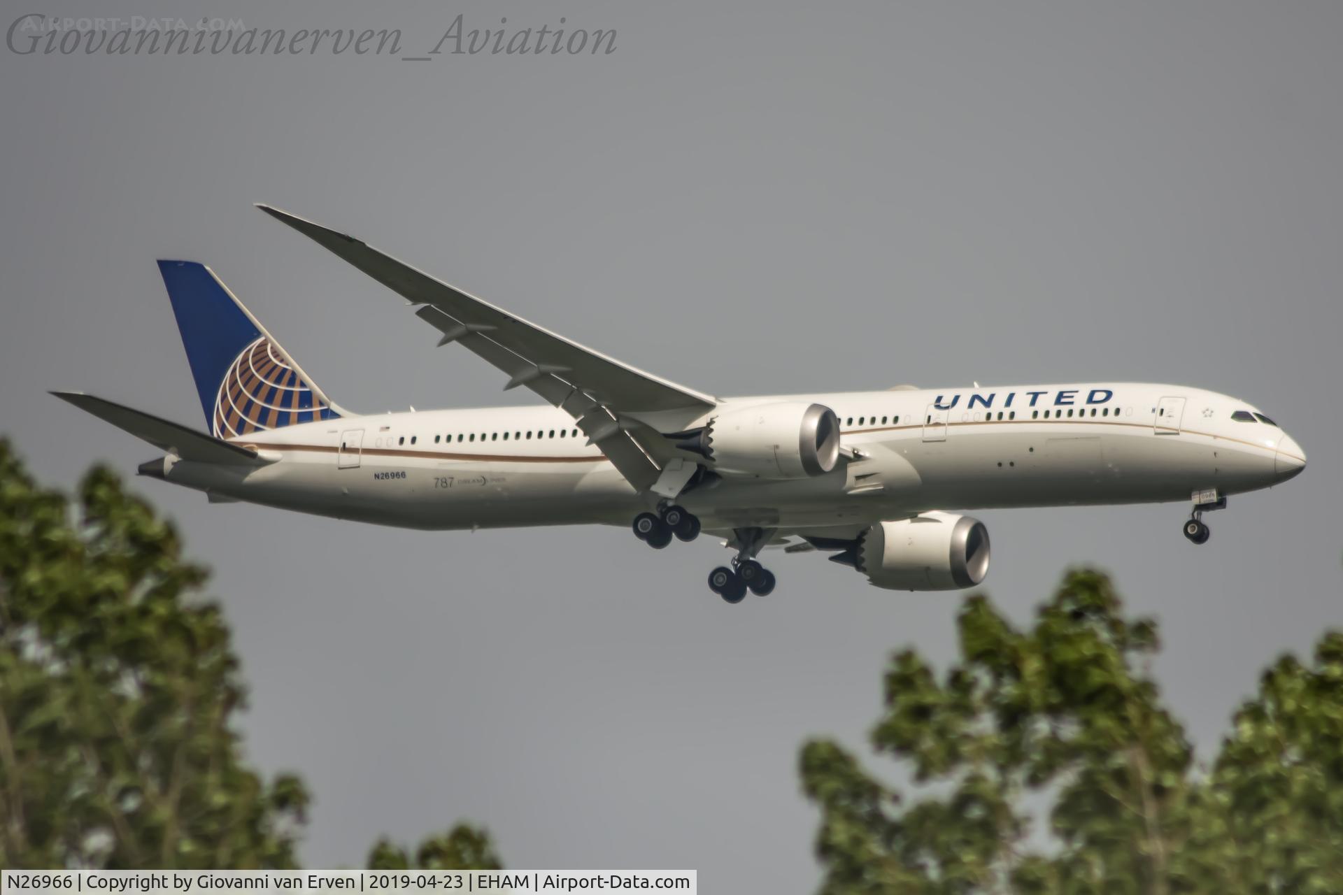 N26966, 2016 Boeing 787-9 Dreamliner C/N 60143, Photo was taken from inside a riding bus on my way to the spotting place